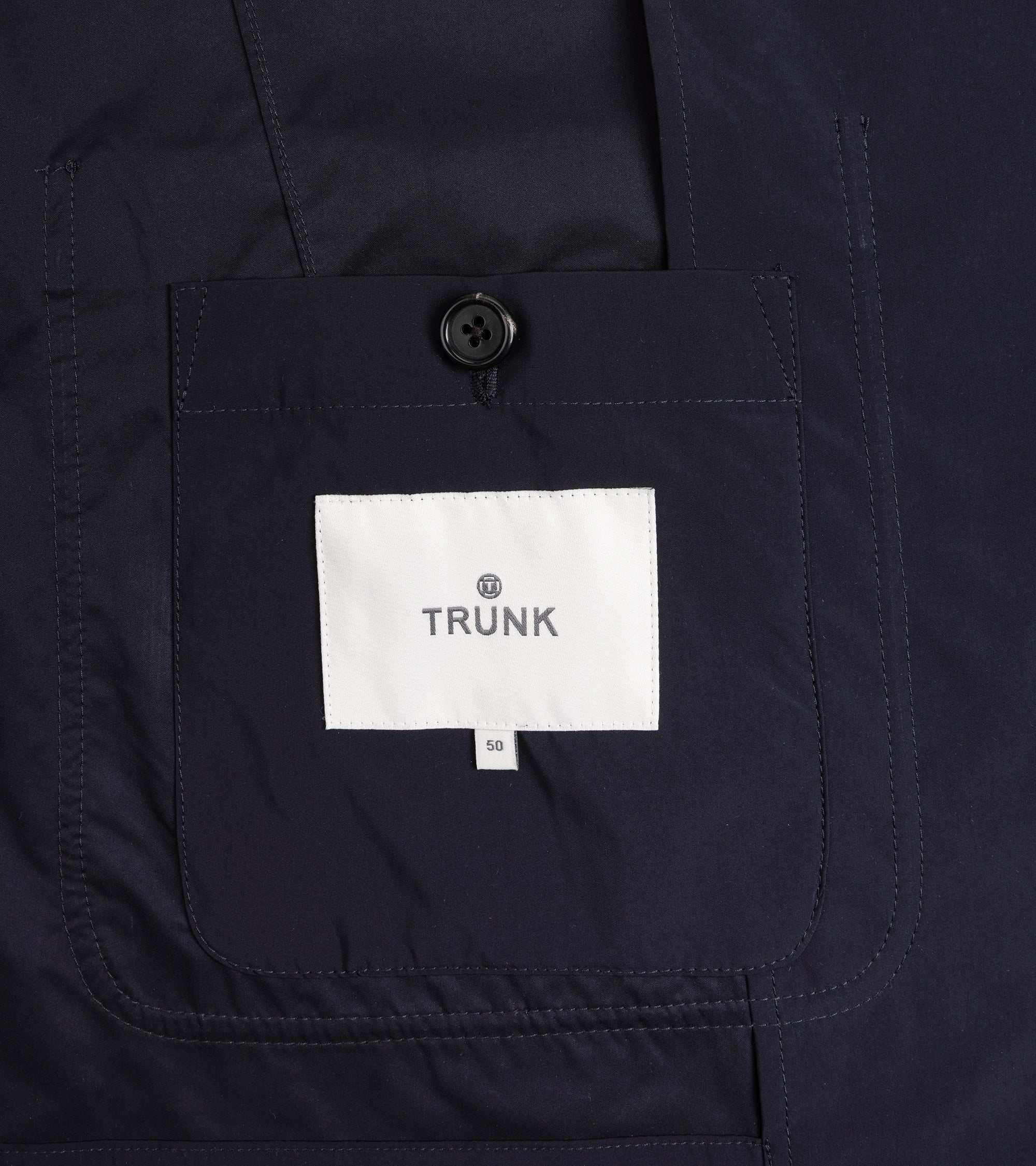 Trunk Culcross Japanese Nylon Showerproof Jacket: Navy
