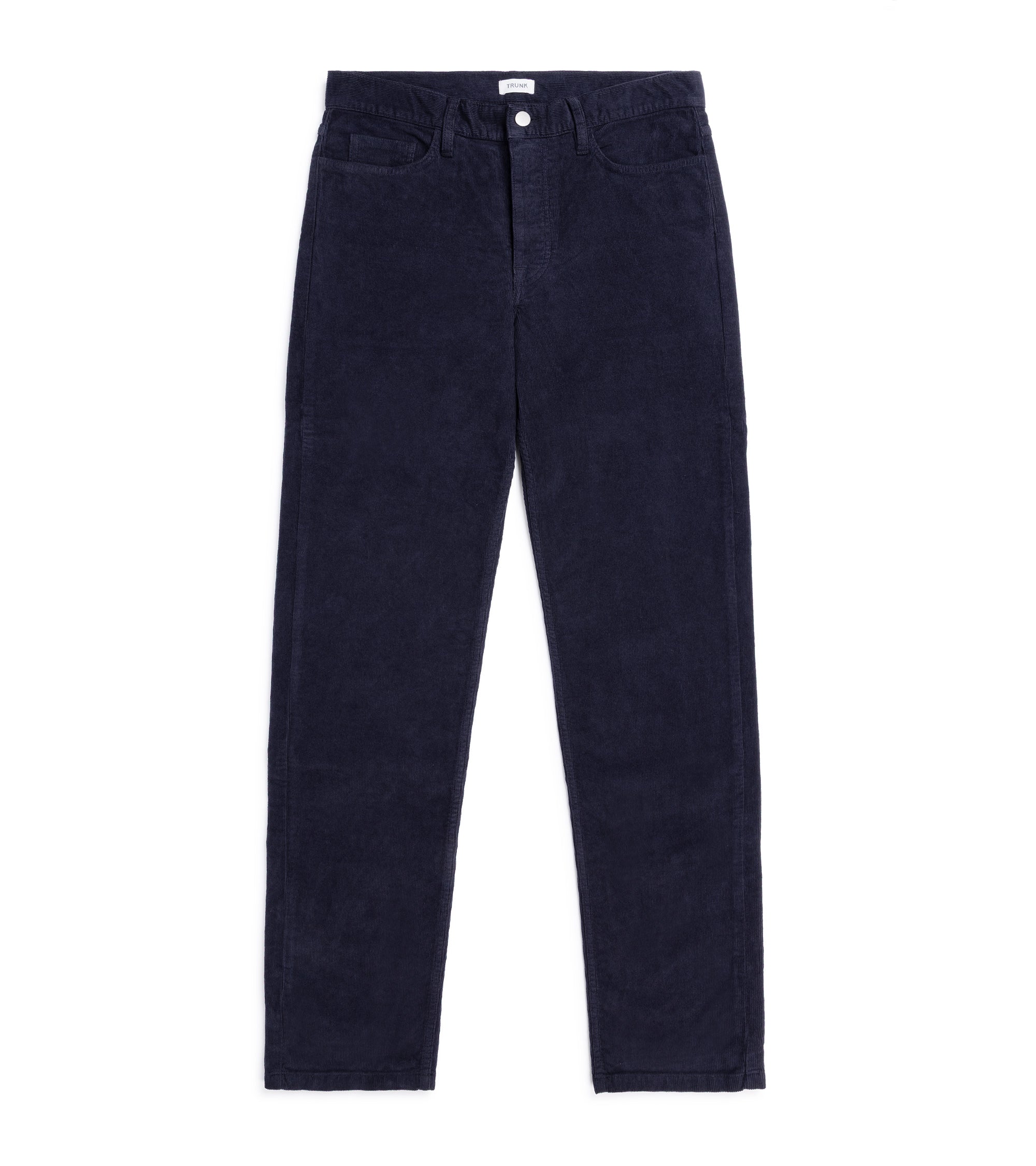 Trunk Dean Corduroy 5 Pocket Trousers: Navy