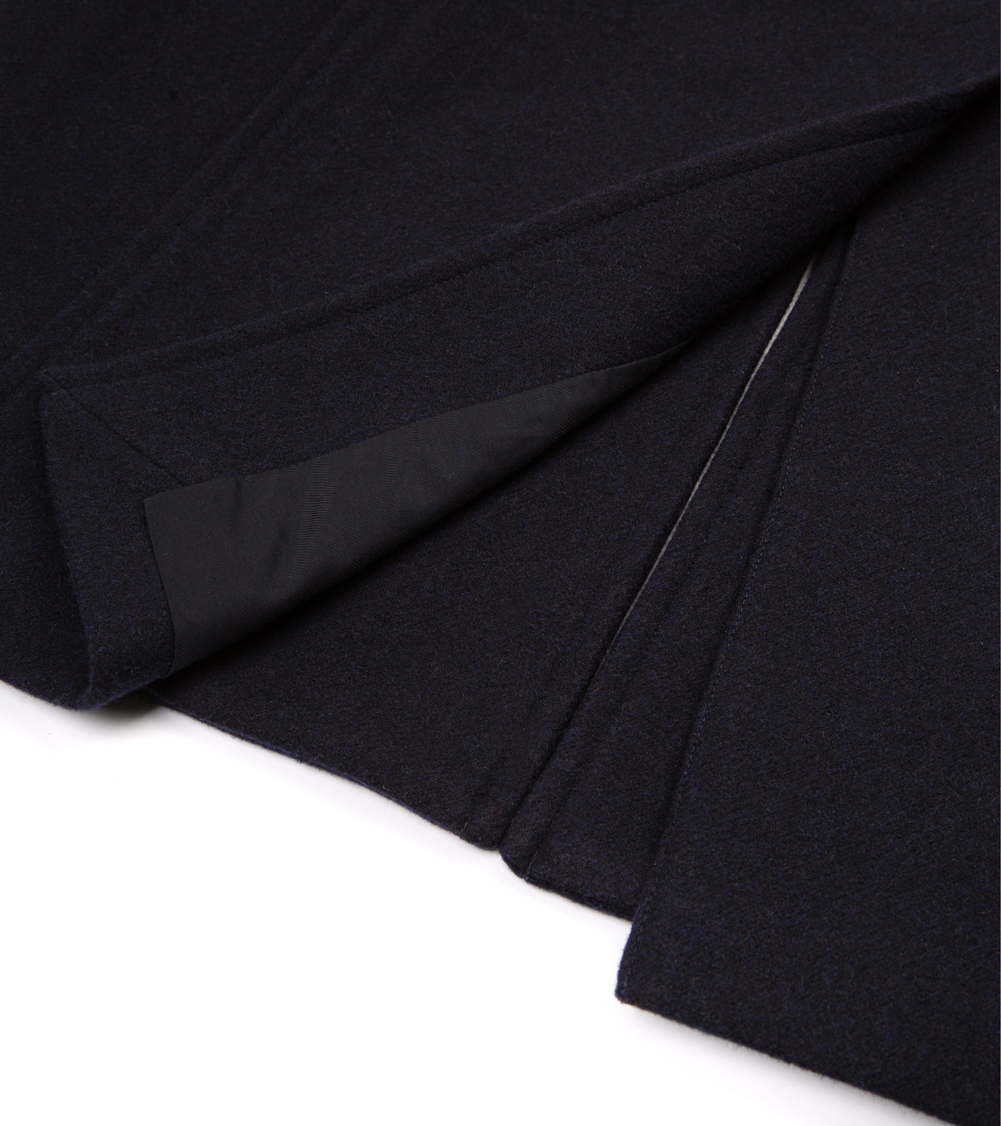 Trunk Devonshire Abraham Moon Wool Overcoat: Navy