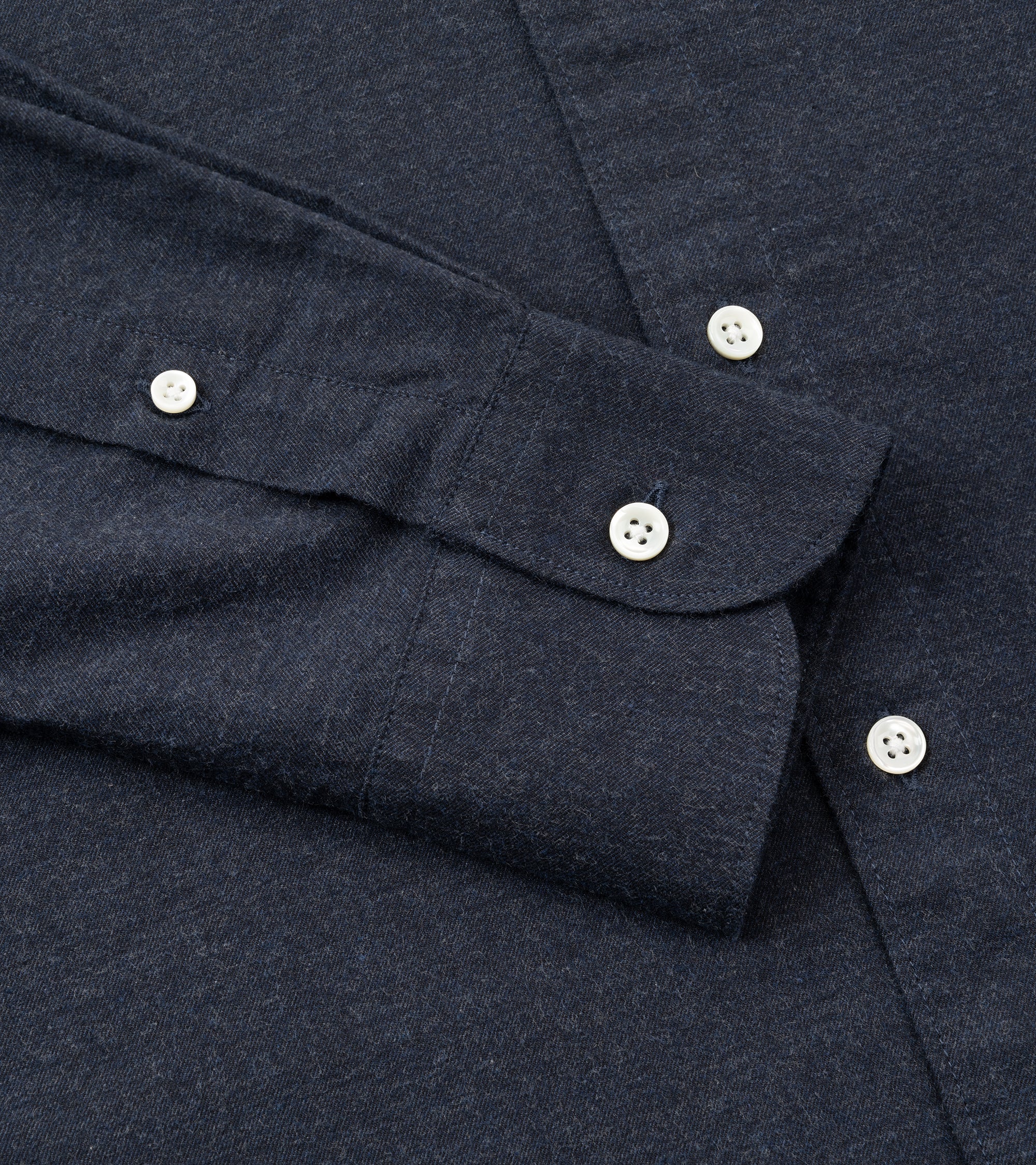 Trunk Eldon Cotton Flannel Shirt: Navy