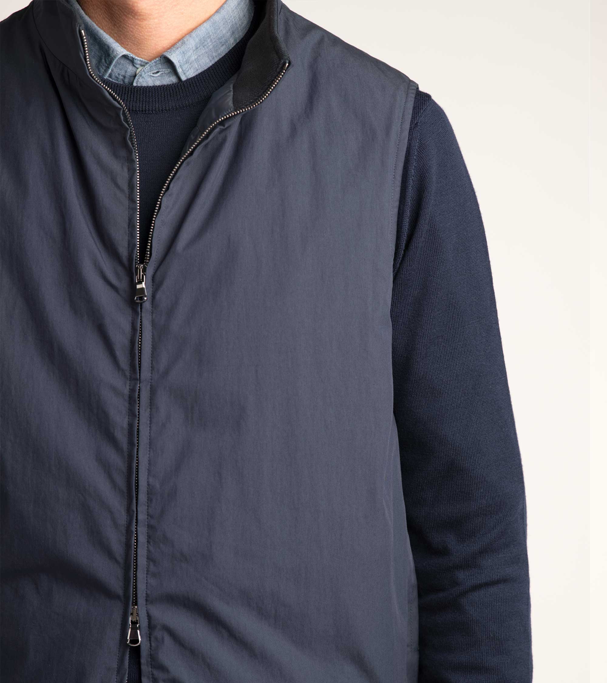 Trunk Frith Technical Gilet: Navy