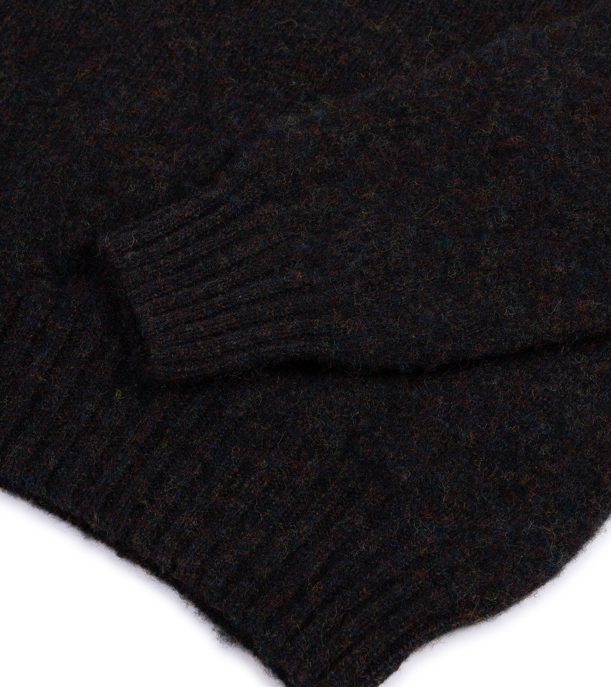 Trunk Goswell Brushed Lambswool Crew Neck Sweater: Charcoal