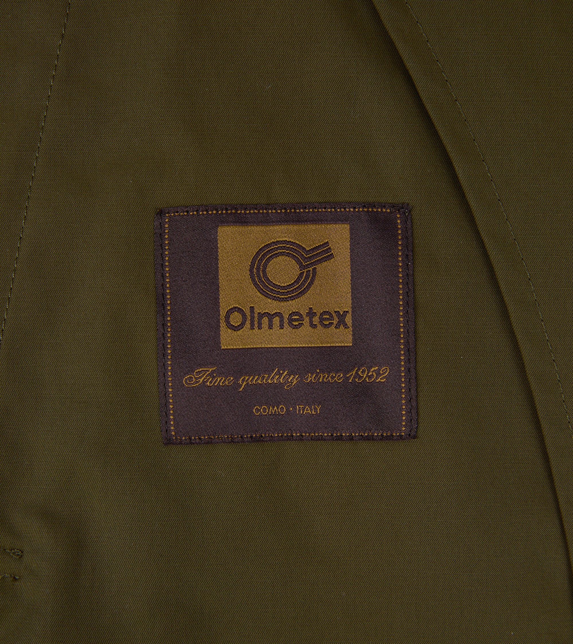 Trunk Harding Cotton Blend Raincoat: Olive