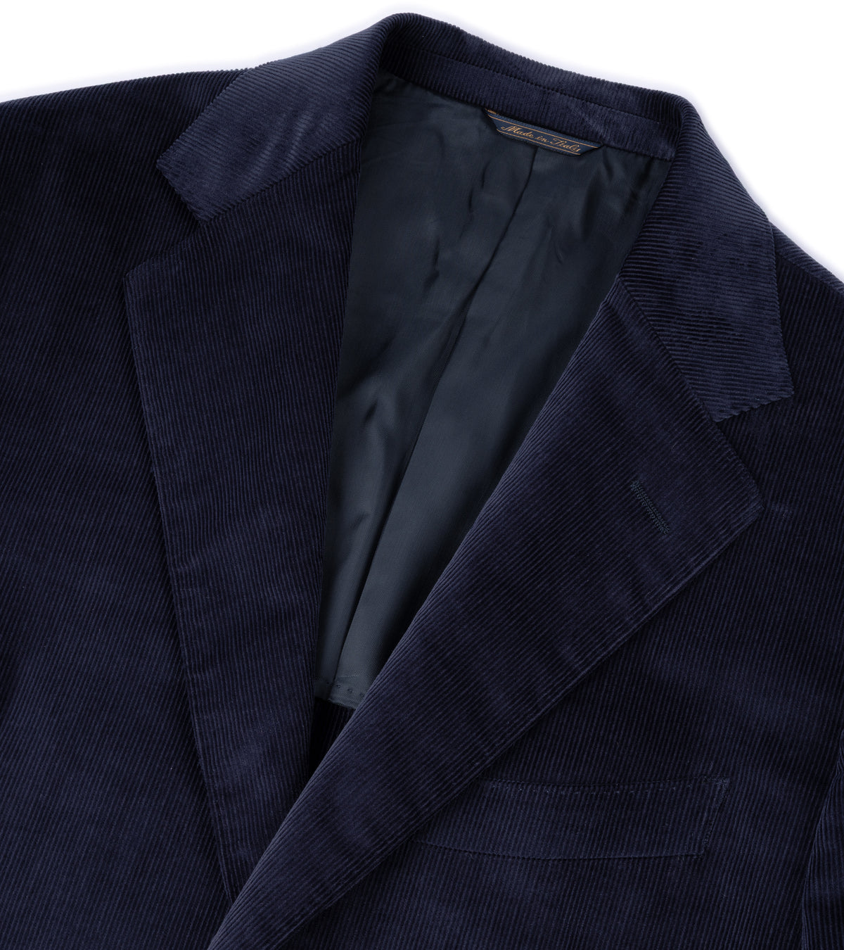 Trunk Hutton Cotton Corduroy Tailored Jacket: Navy