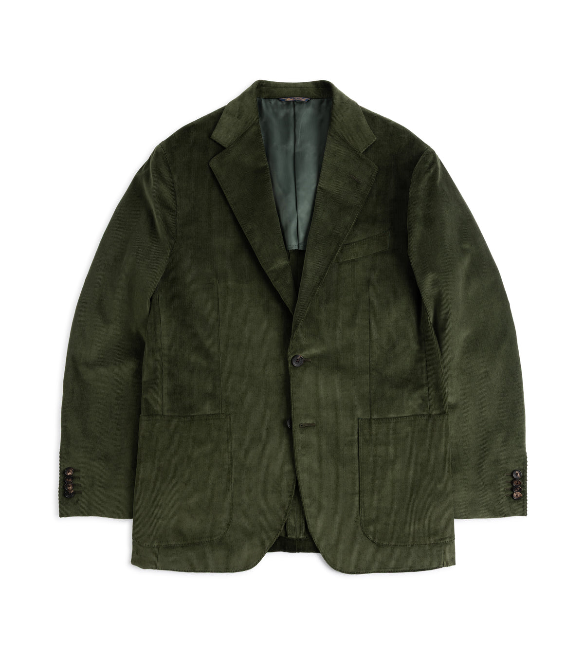 Trunk Hutton Cotton Corduroy Tailored Jacket: Olive