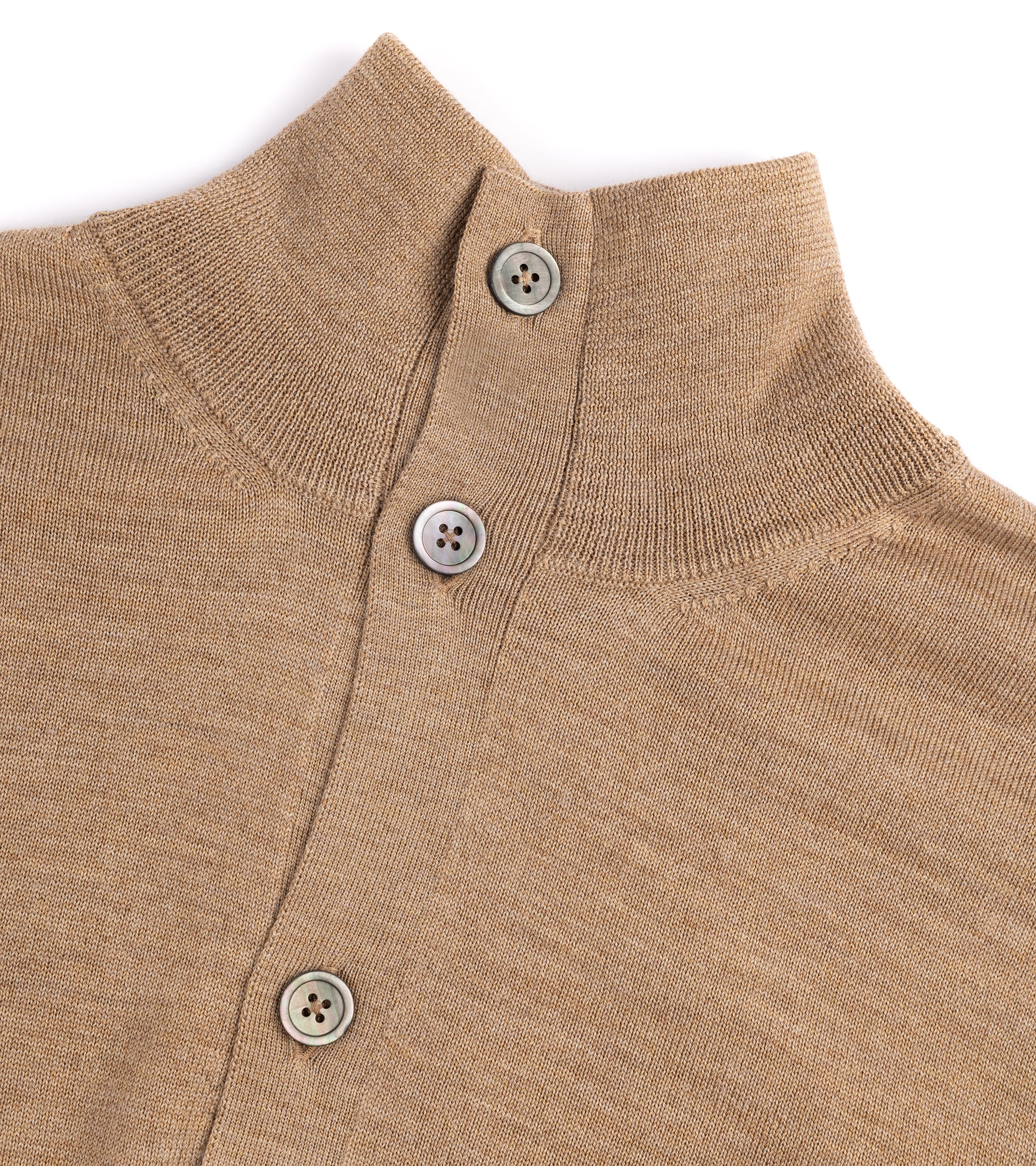 Trunk Stratton Merino Cardigan: Beige