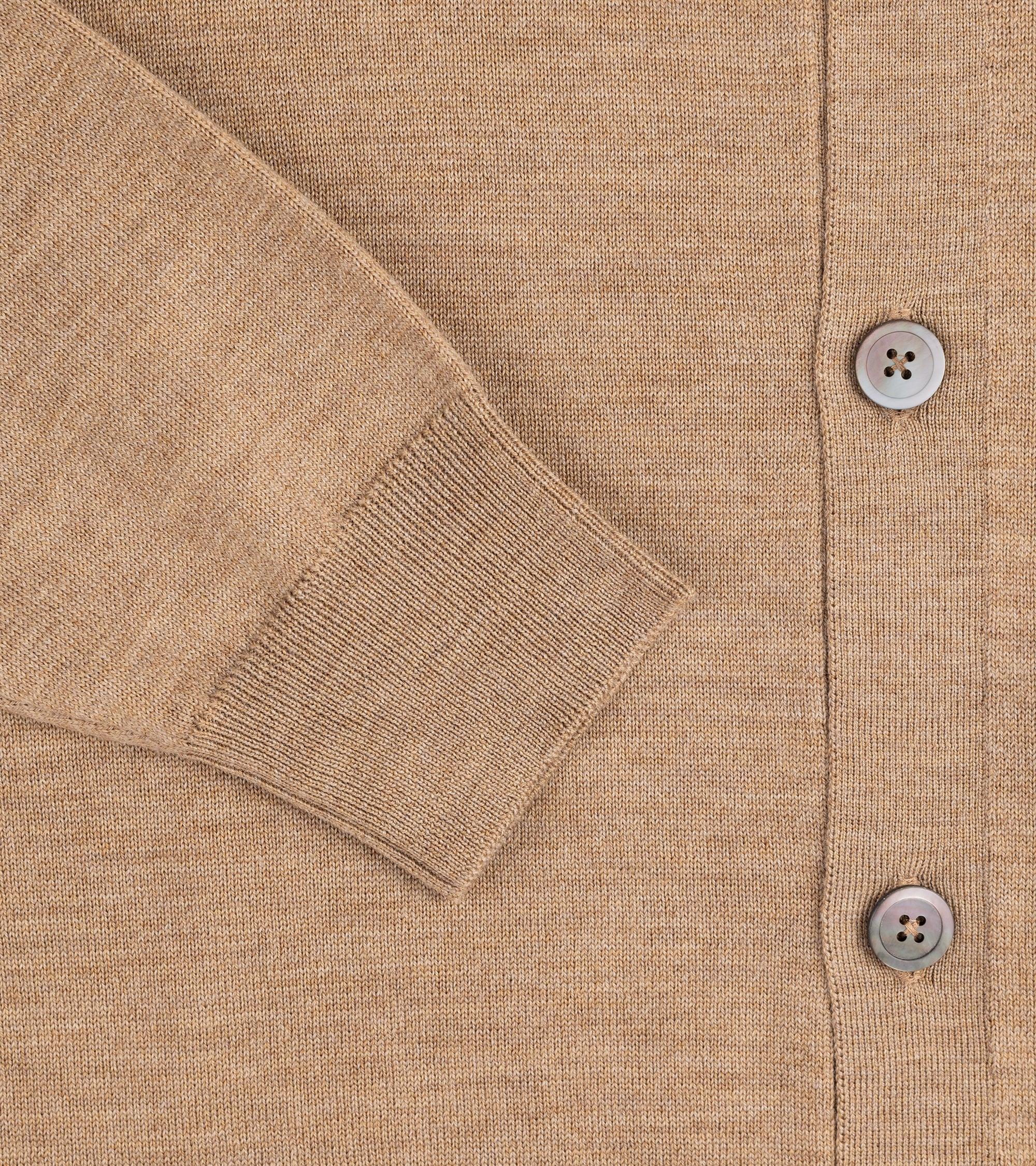 Trunk Stratton Merino Cardigan: Beige