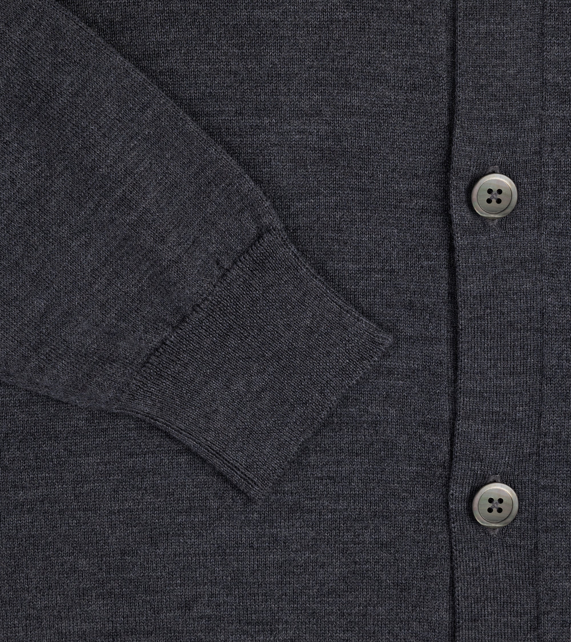 Trunk Stratton Merino Cardigan: Dark Grey