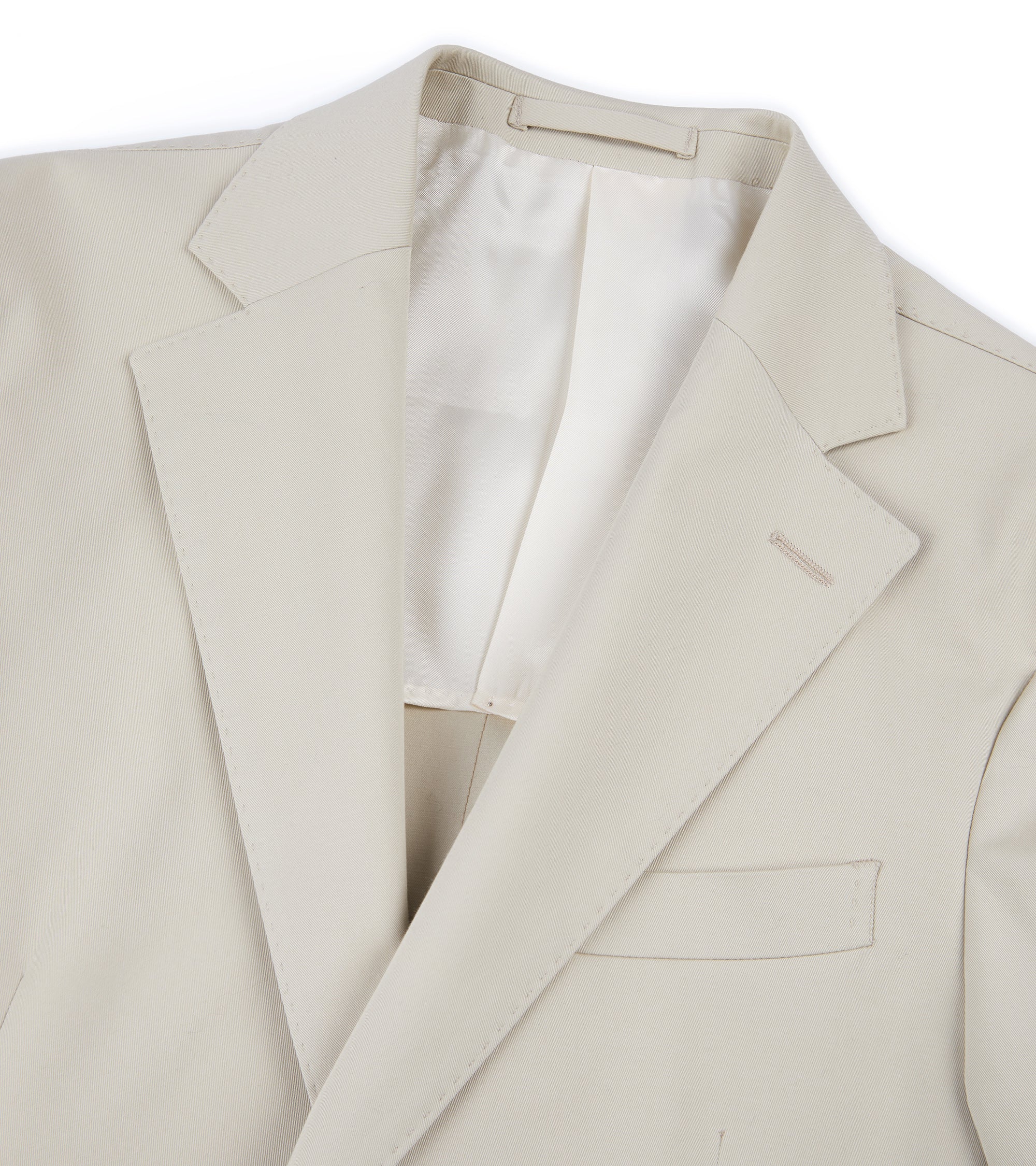 Trunk Walbrook Cotton Suit Jacket: Beige