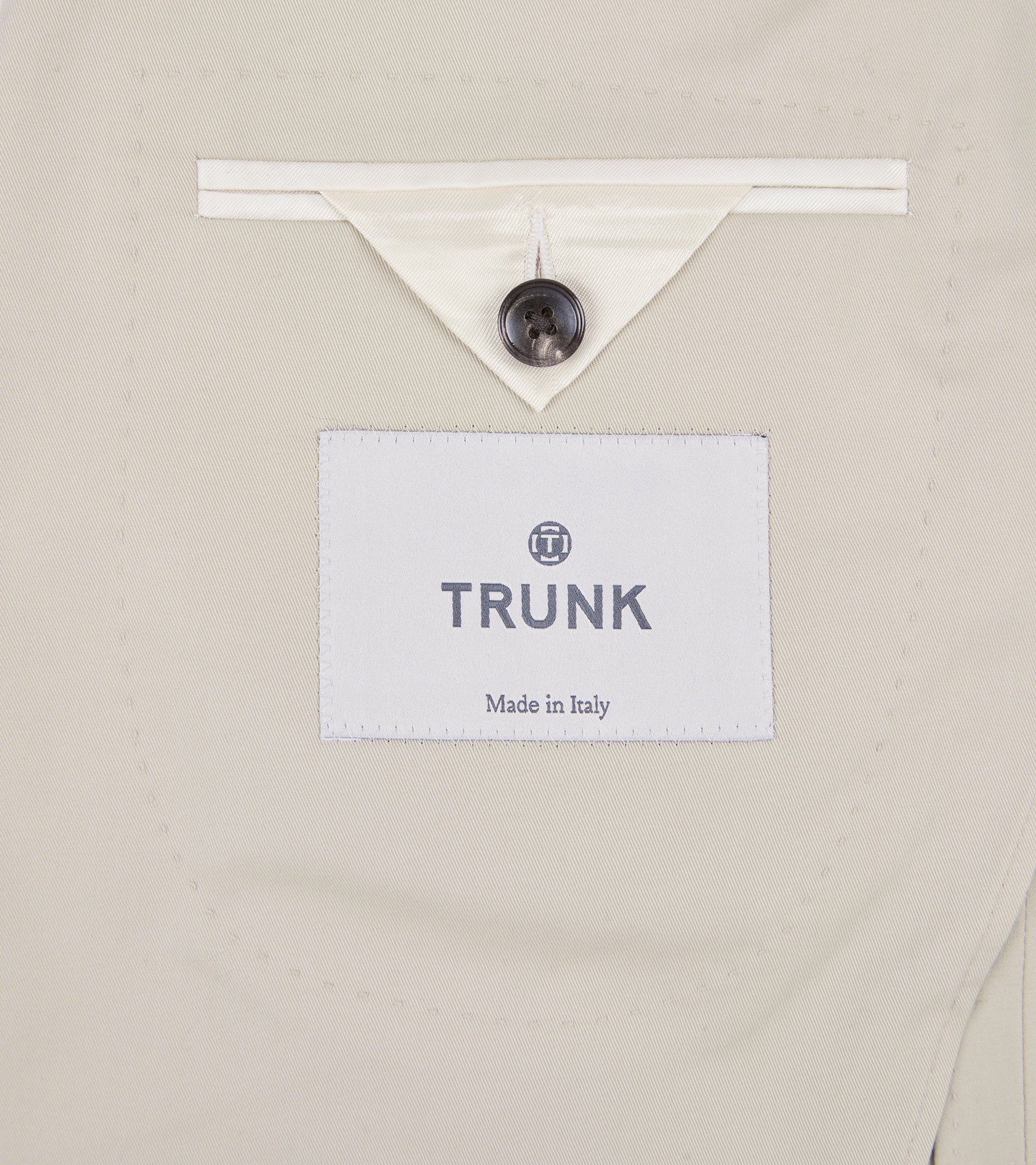 Trunk Walbrook Cotton Suit Jacket: Beige