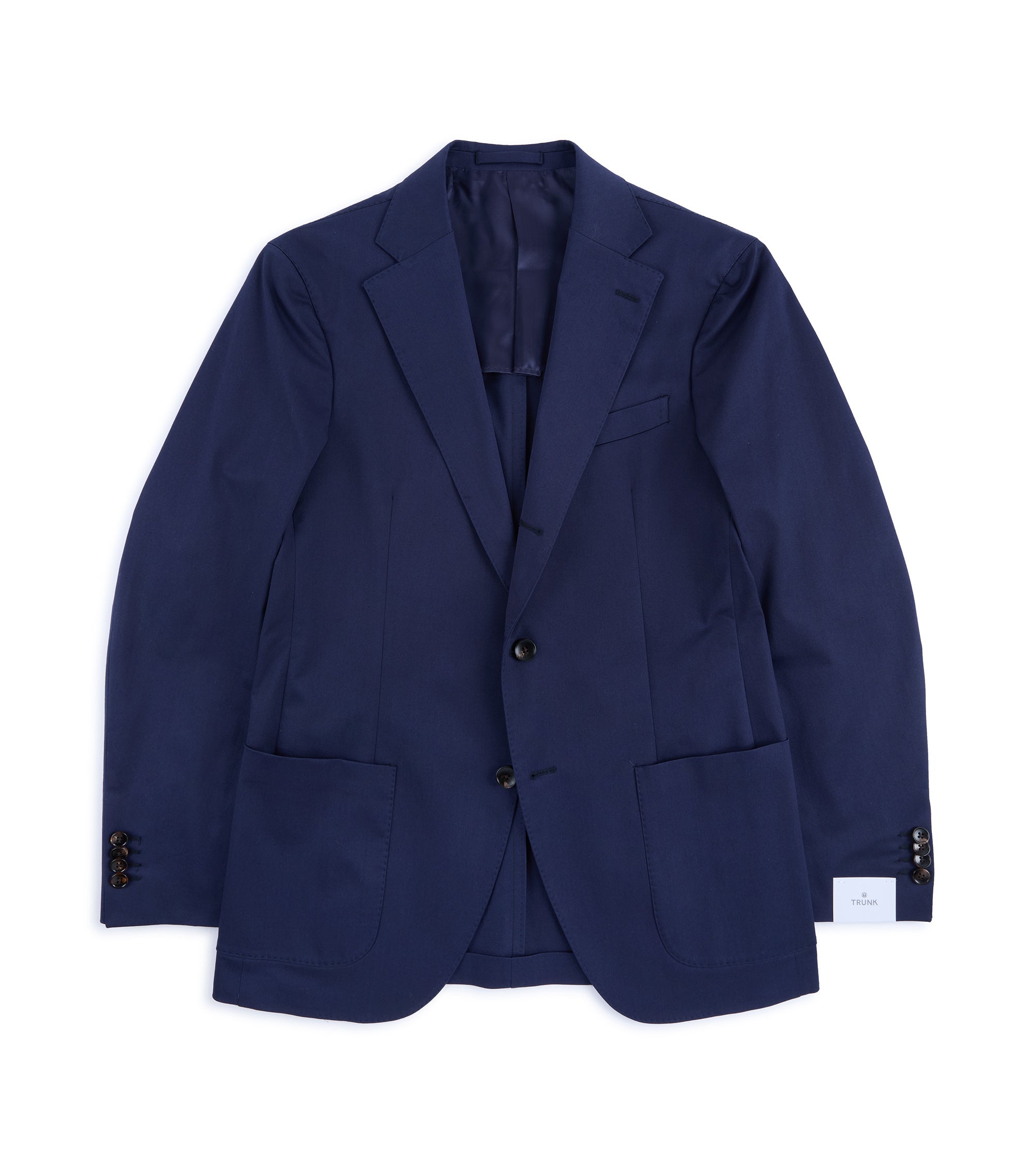 Trunk Walbrook Cotton Suit Jacket: Navy