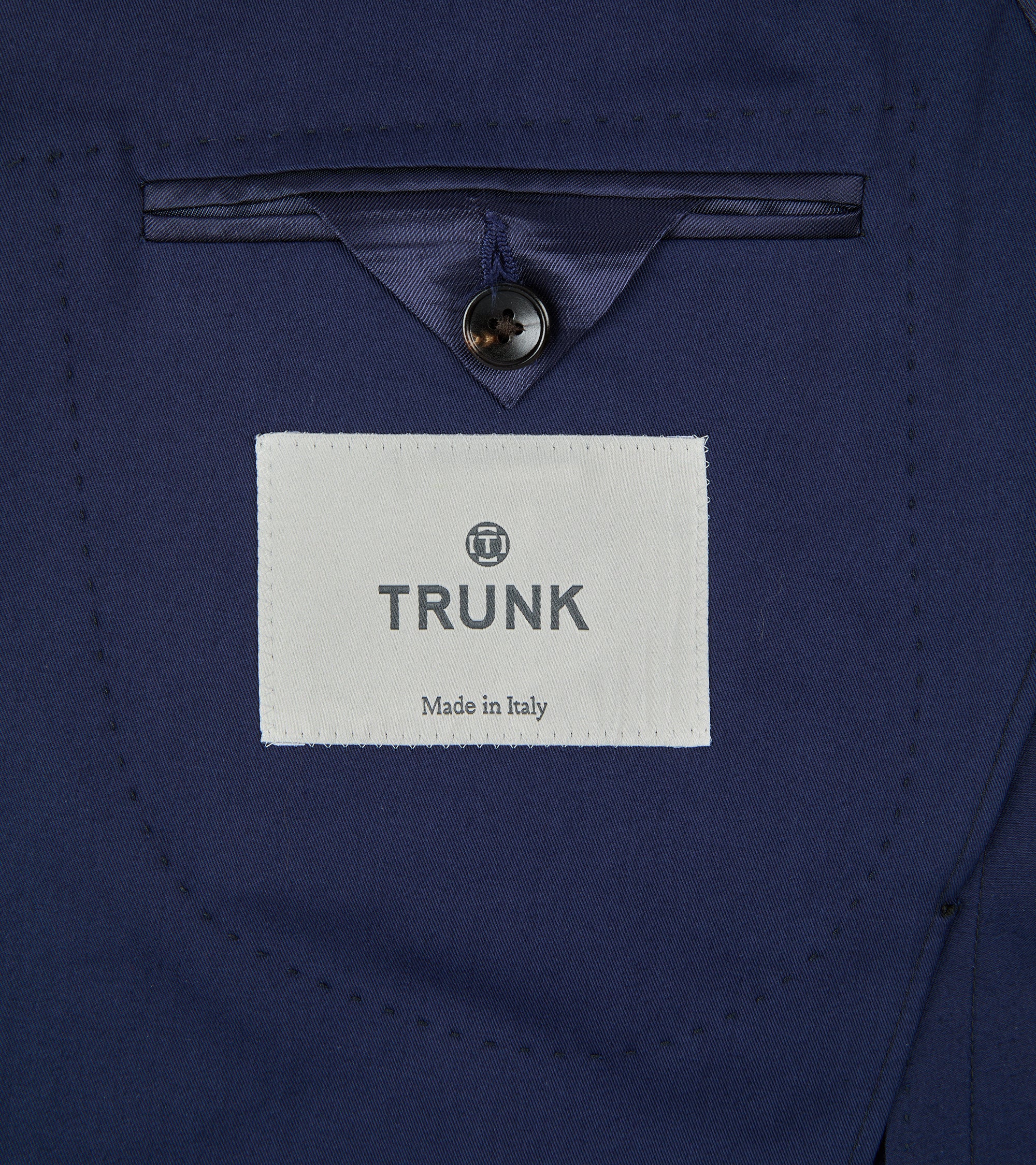 Trunk Walbrook Cotton Suit Jacket: Navy