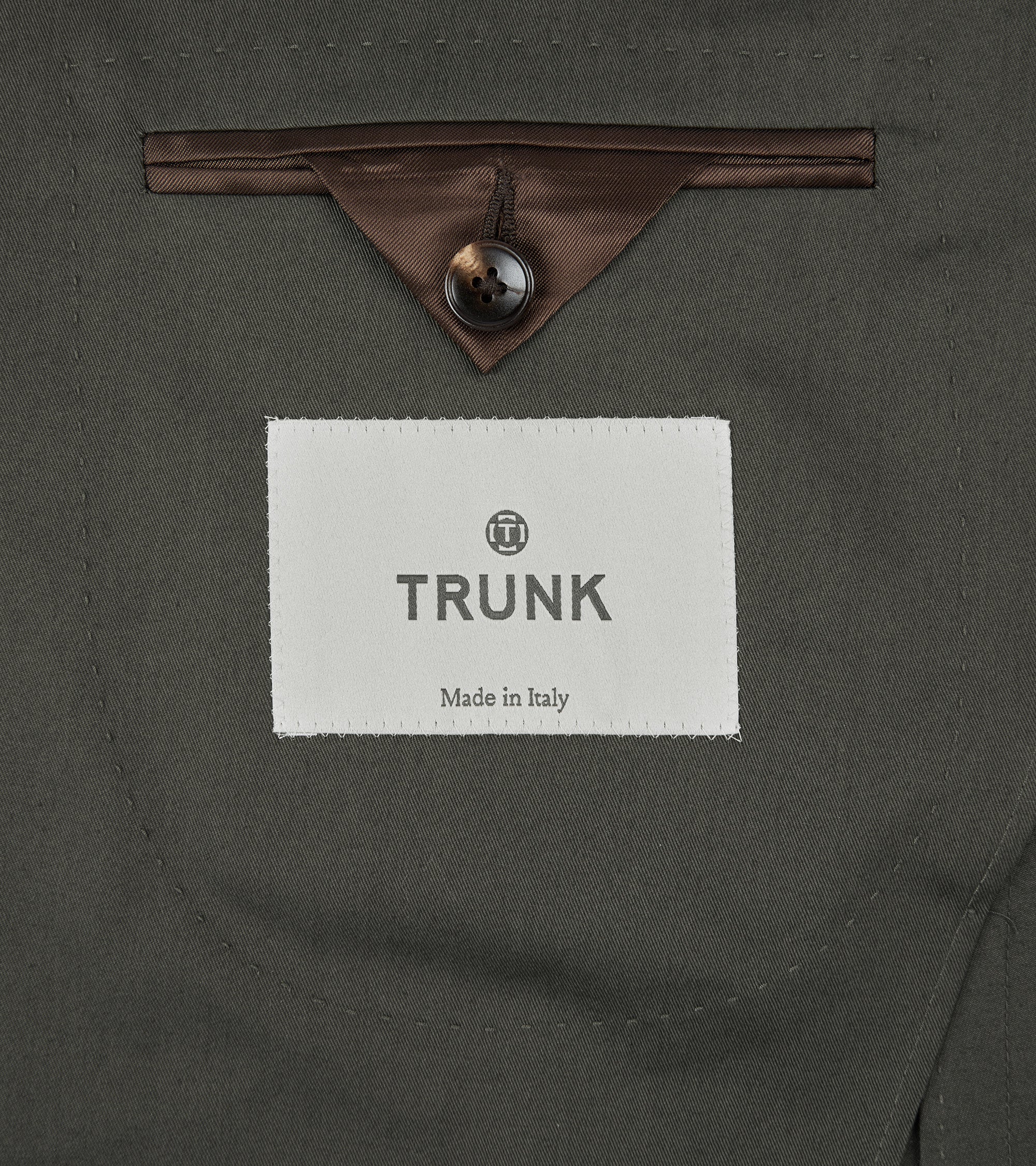 Trunk Walbrook Cotton Suit Jacket: Olive