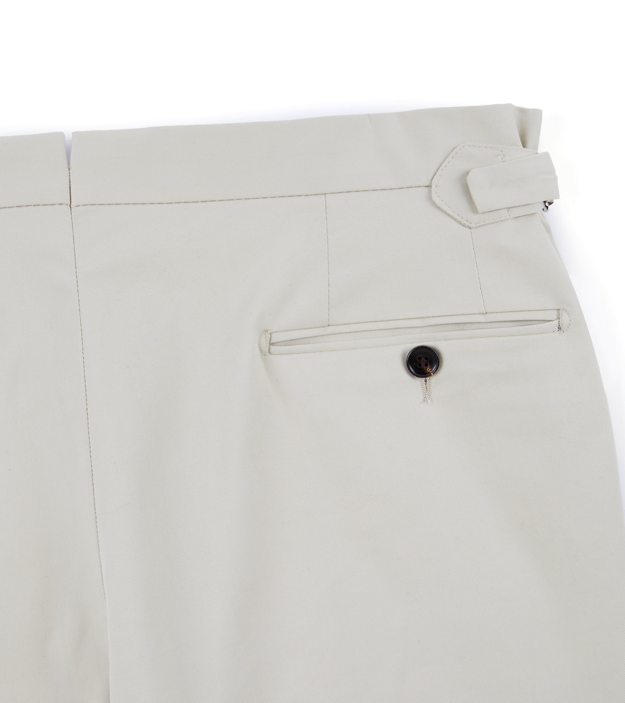 Trunk Walbrook Cotton Suit Trousers: Beige