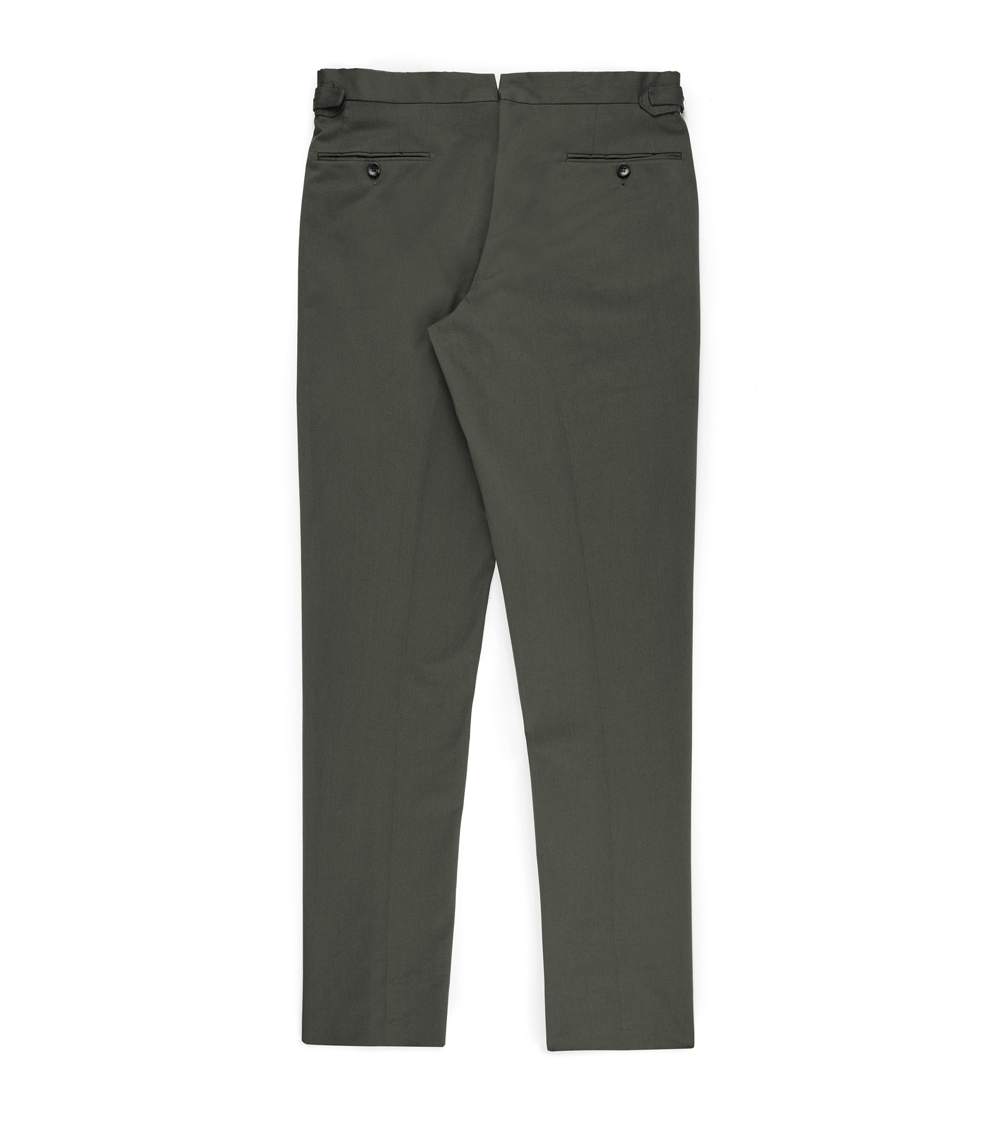 Trunk Walbrook Cotton Suit Trousers: Olive