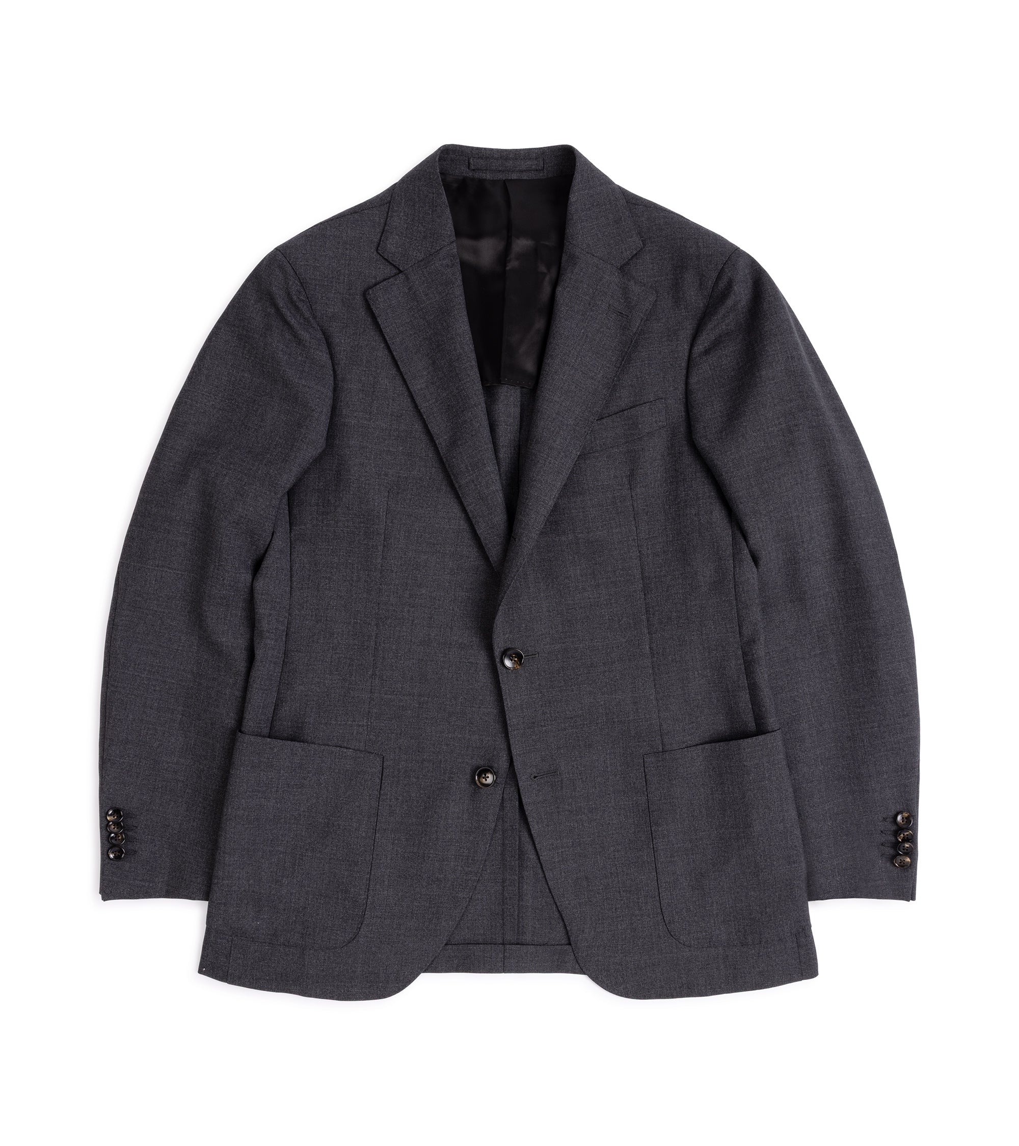 Trunk Walbrook High Twist Wool Suit Jacket: Grey