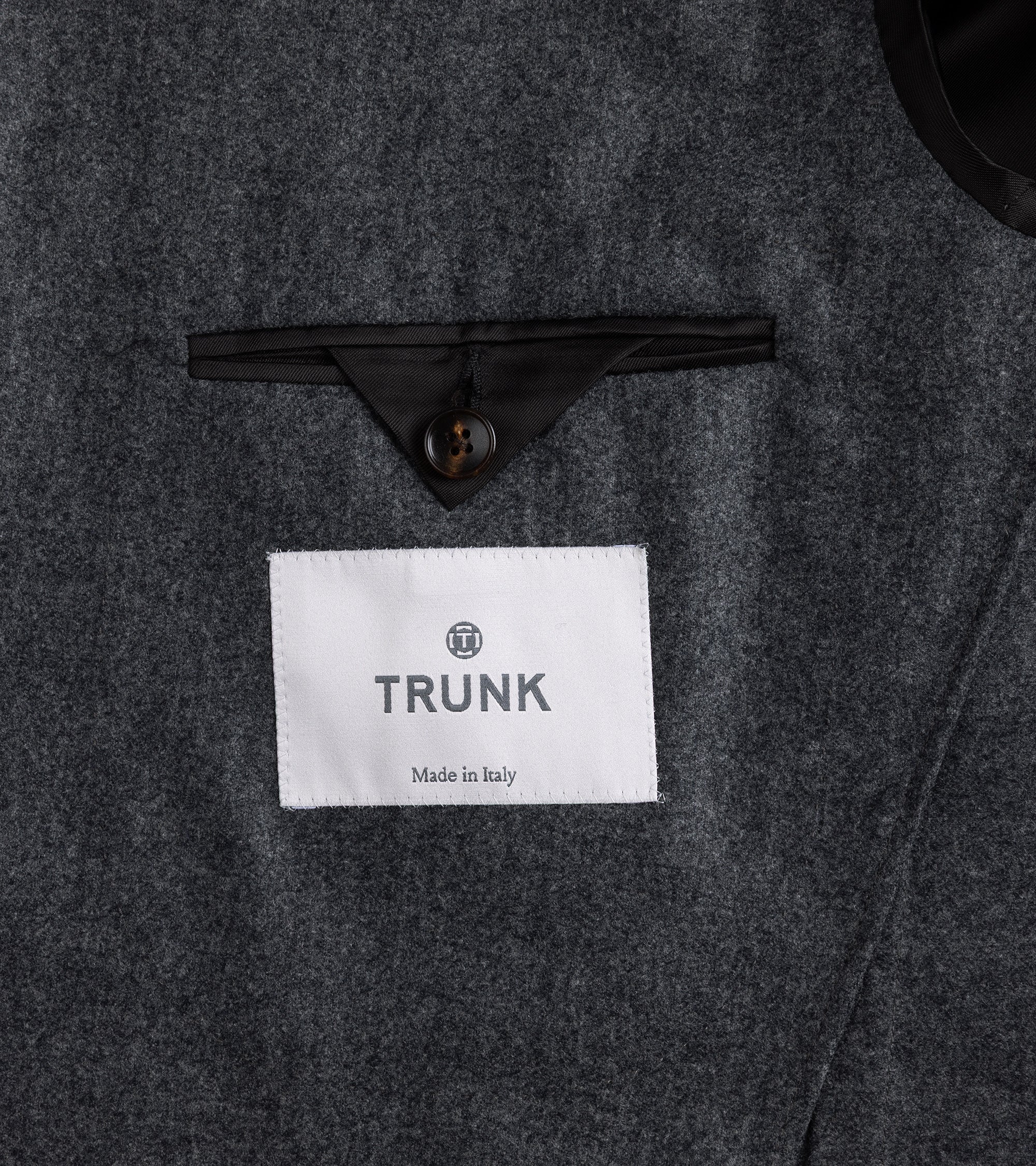 Trunk Walbrook Wool Flannel Suit Jacket: Grey