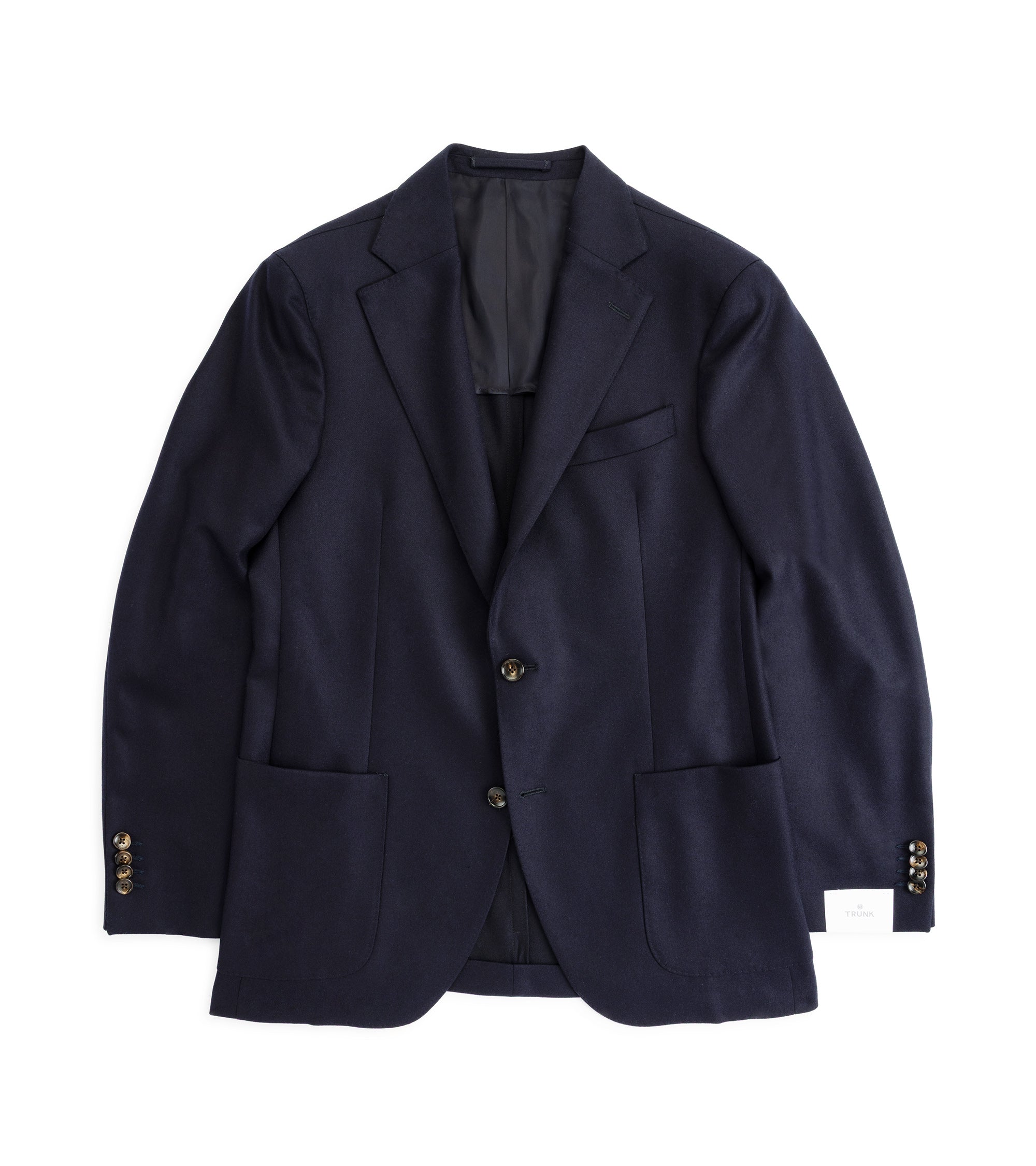Trunk Walbrook Wool Flannel Suit Jacket: Navy