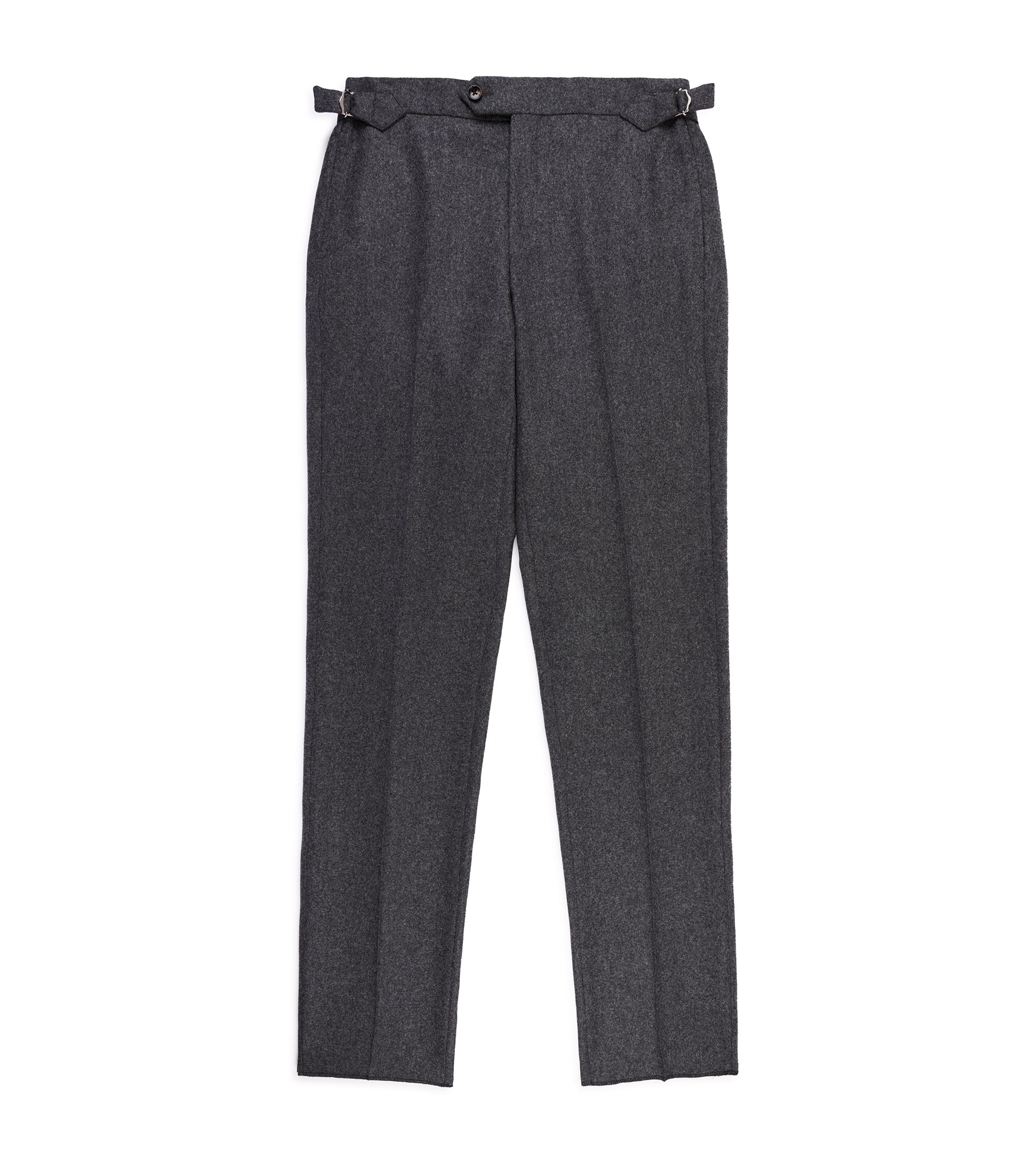 Trunk Walbrook Wool Flannel Suit Trousers: Grey