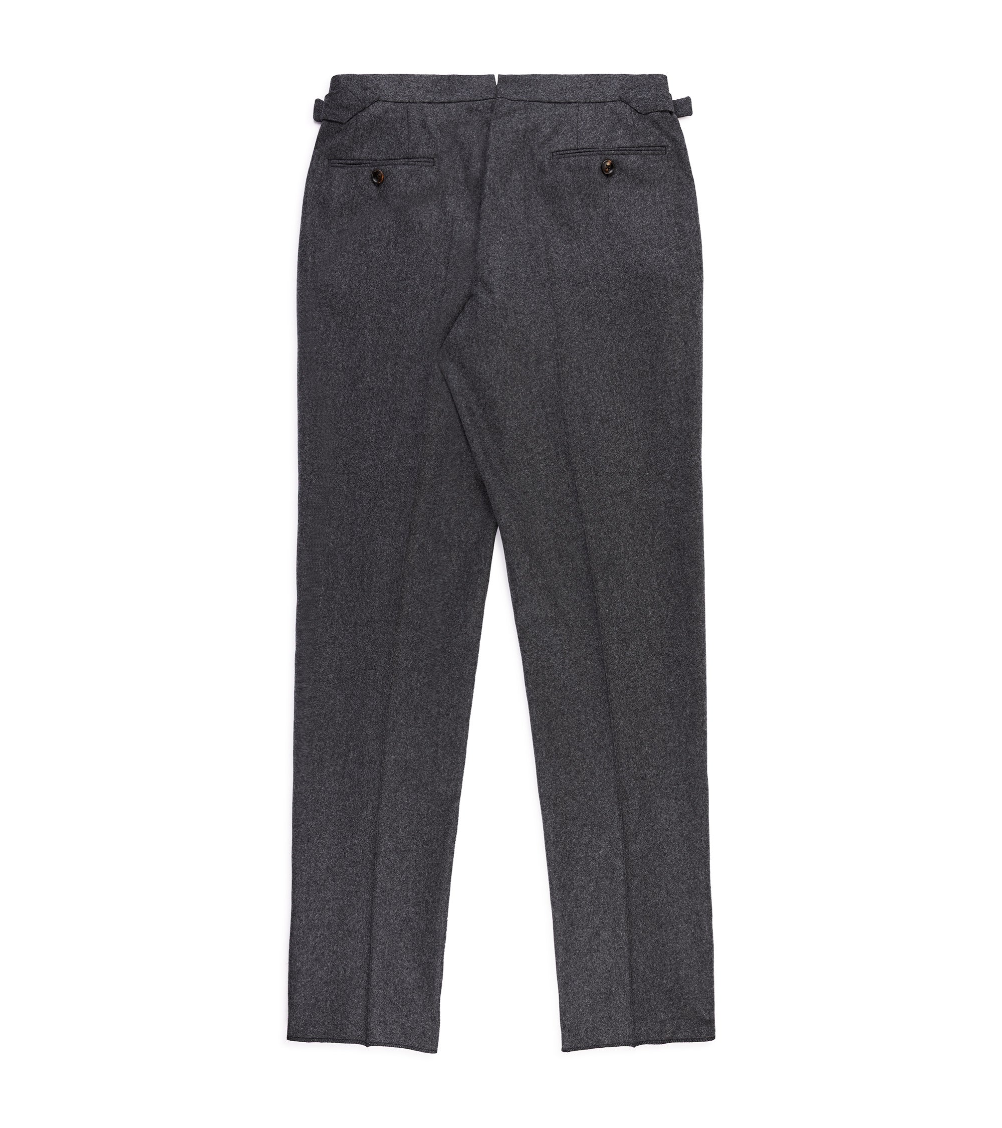 Trunk Walbrook Wool Flannel Suit Trousers: Grey