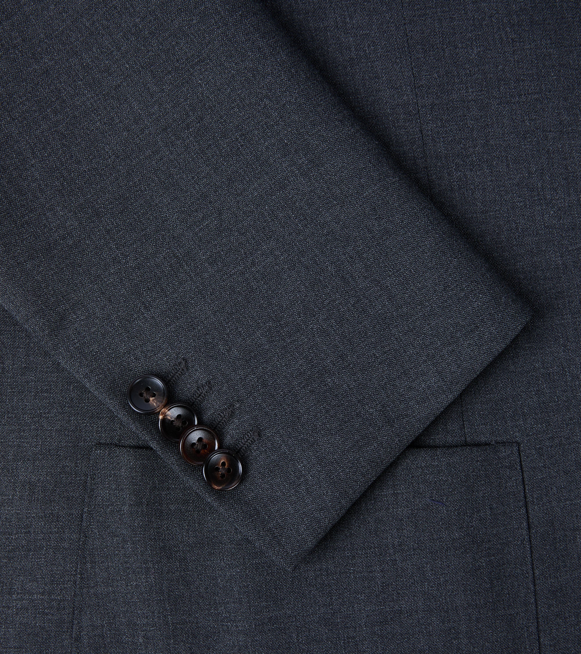 Trunk Walbrook Wool Fresco Suit Jacket: Grey