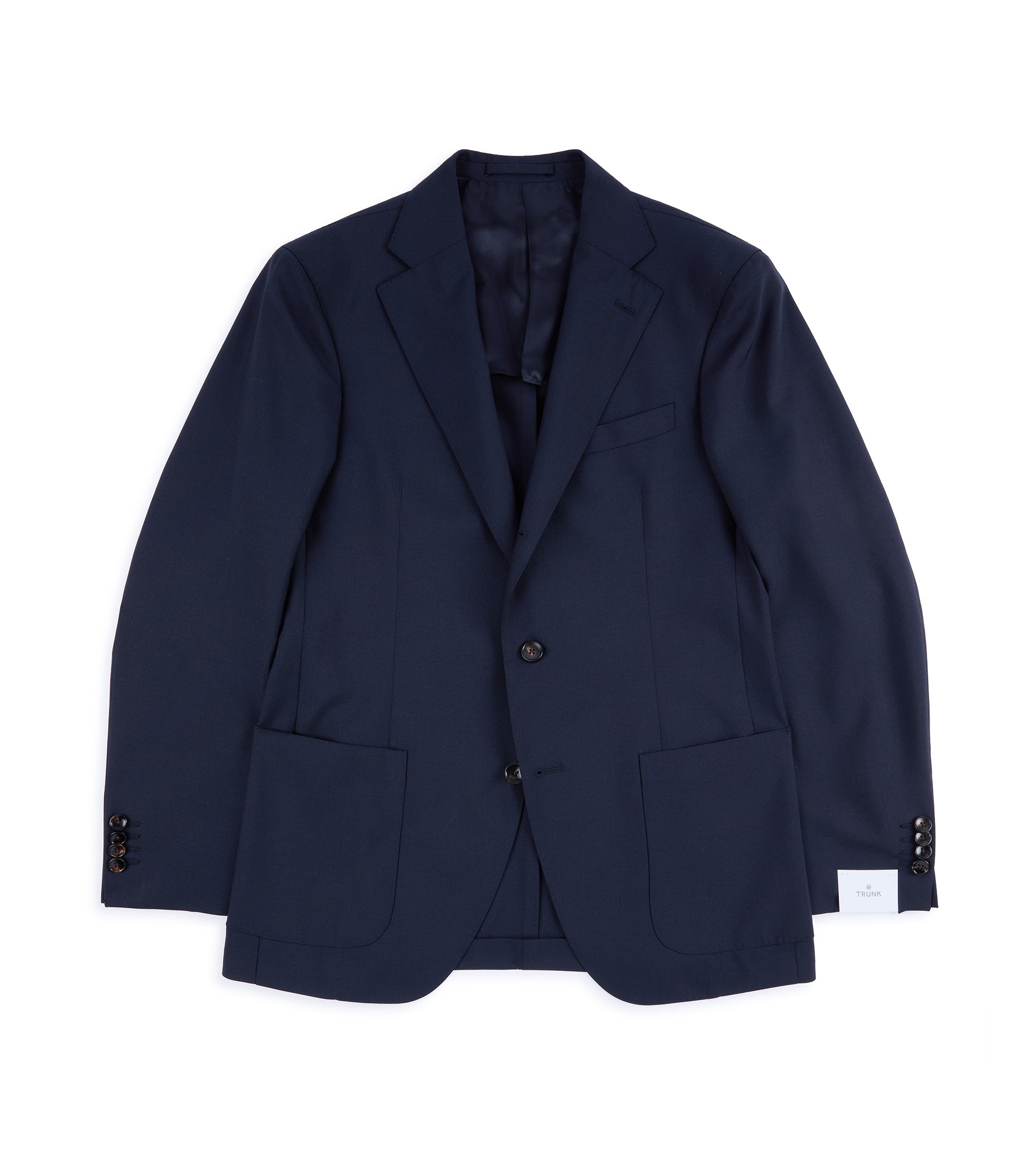 Trunk Walbrook Wool Fresco Suit Jacket: Navy