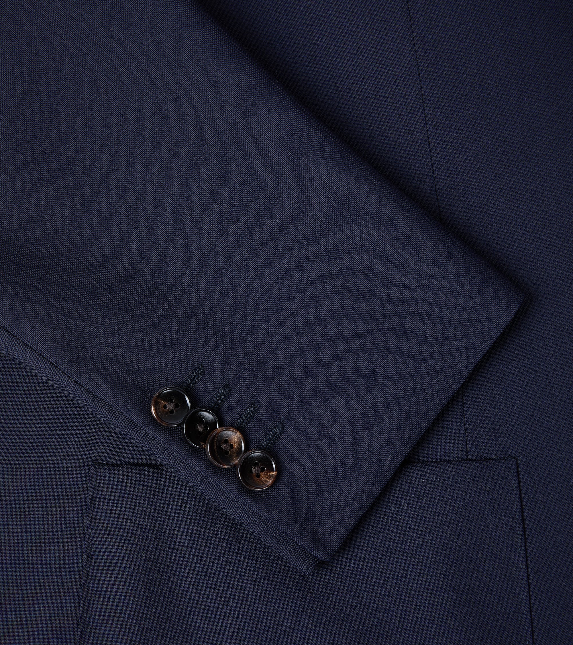 Trunk Walbrook Wool Fresco Suit Jacket: Navy