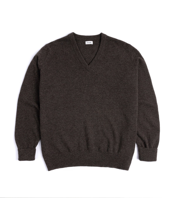 Trunk Walden Geelong V Neck Sweater: Brown