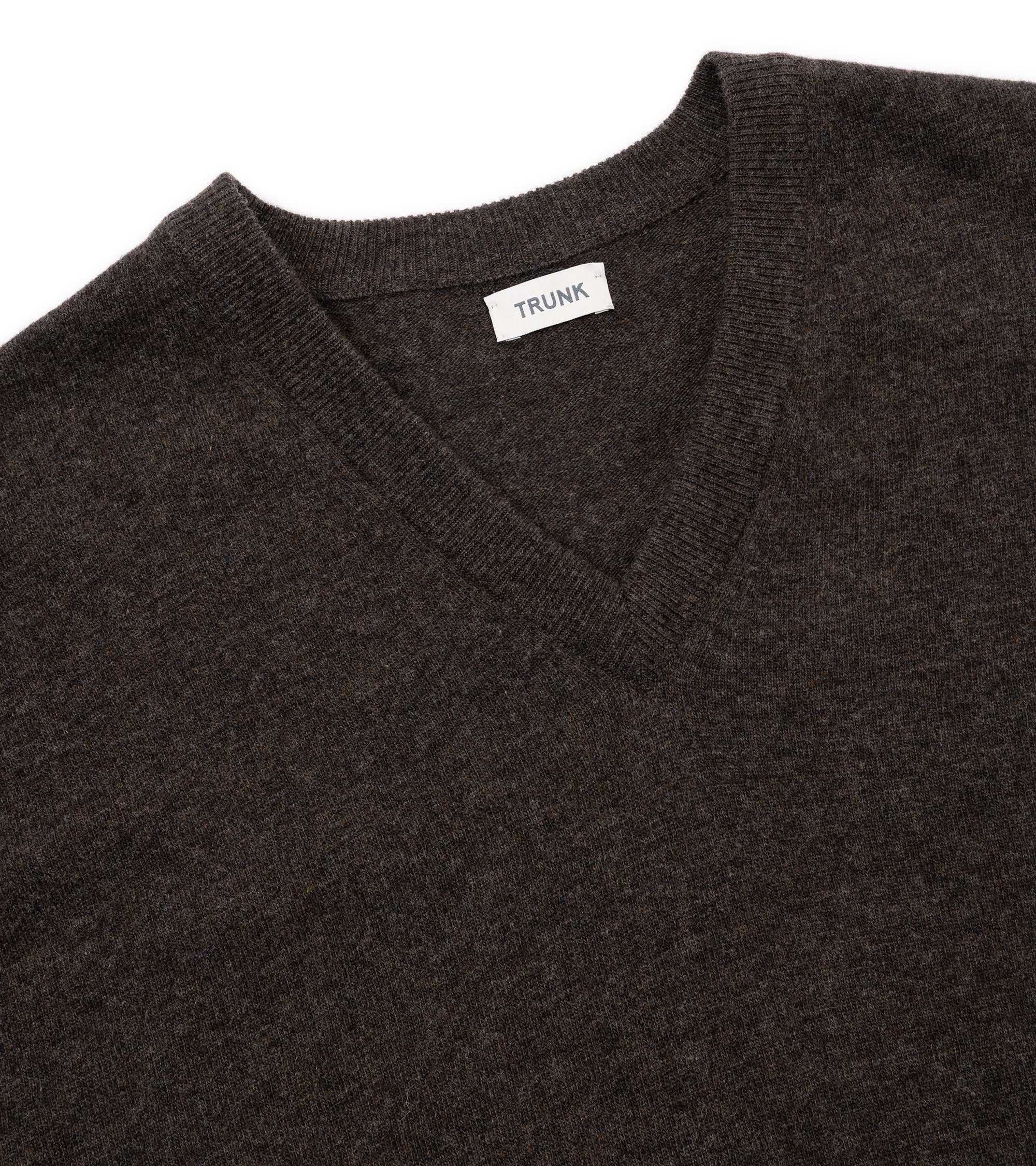 Trunk Walden Geelong V Neck Sweater: Brown