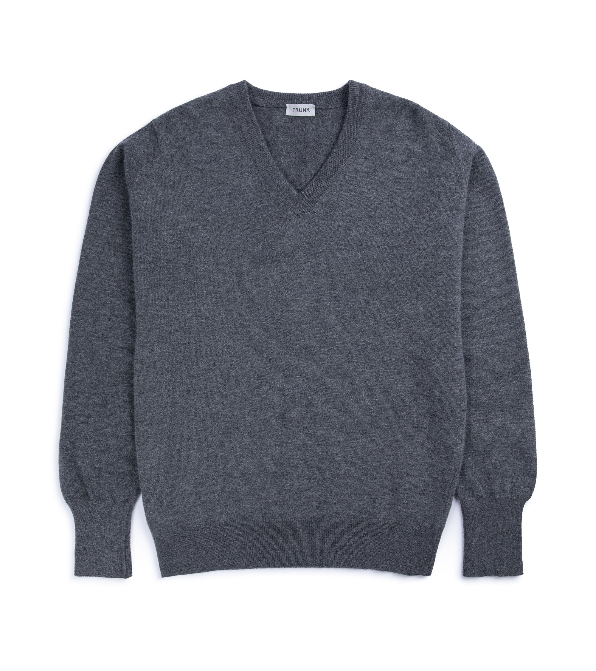 Trunk Walden Geelong V Neck Sweater: Grey