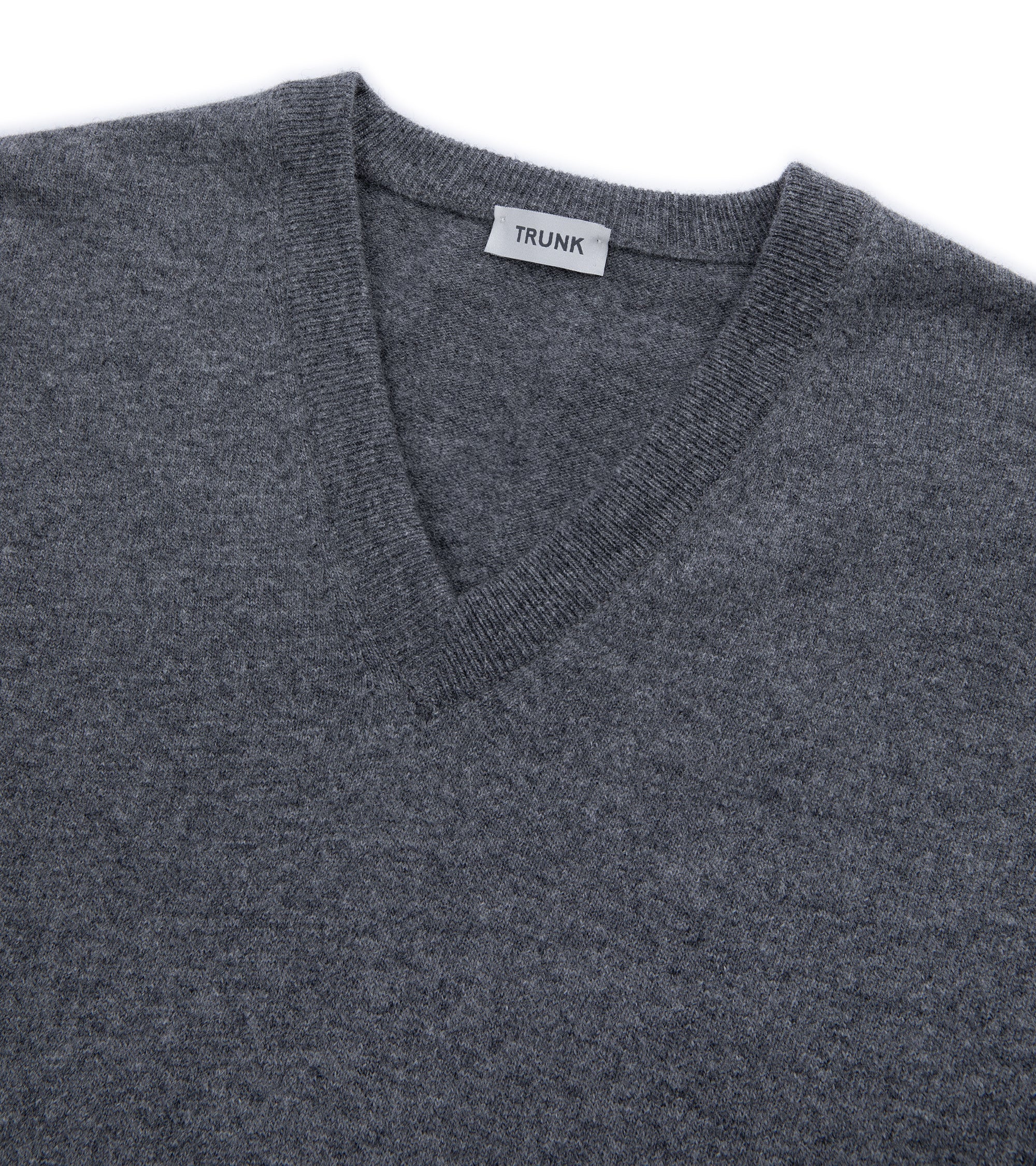 Trunk Walden Geelong V Neck Sweater: Grey