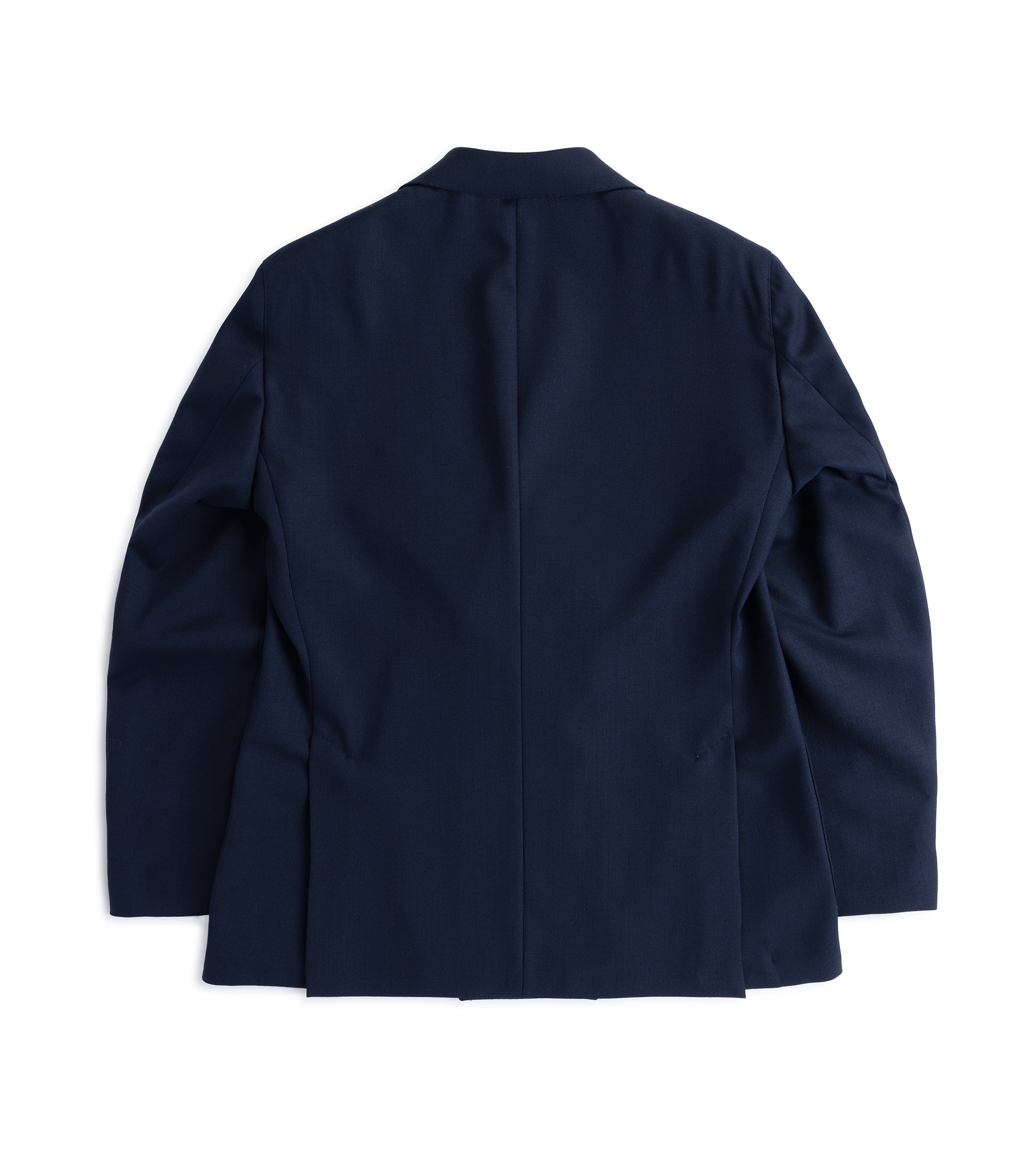 Trunk Webb Tropical Wool Double Breasted Jacket: Navy