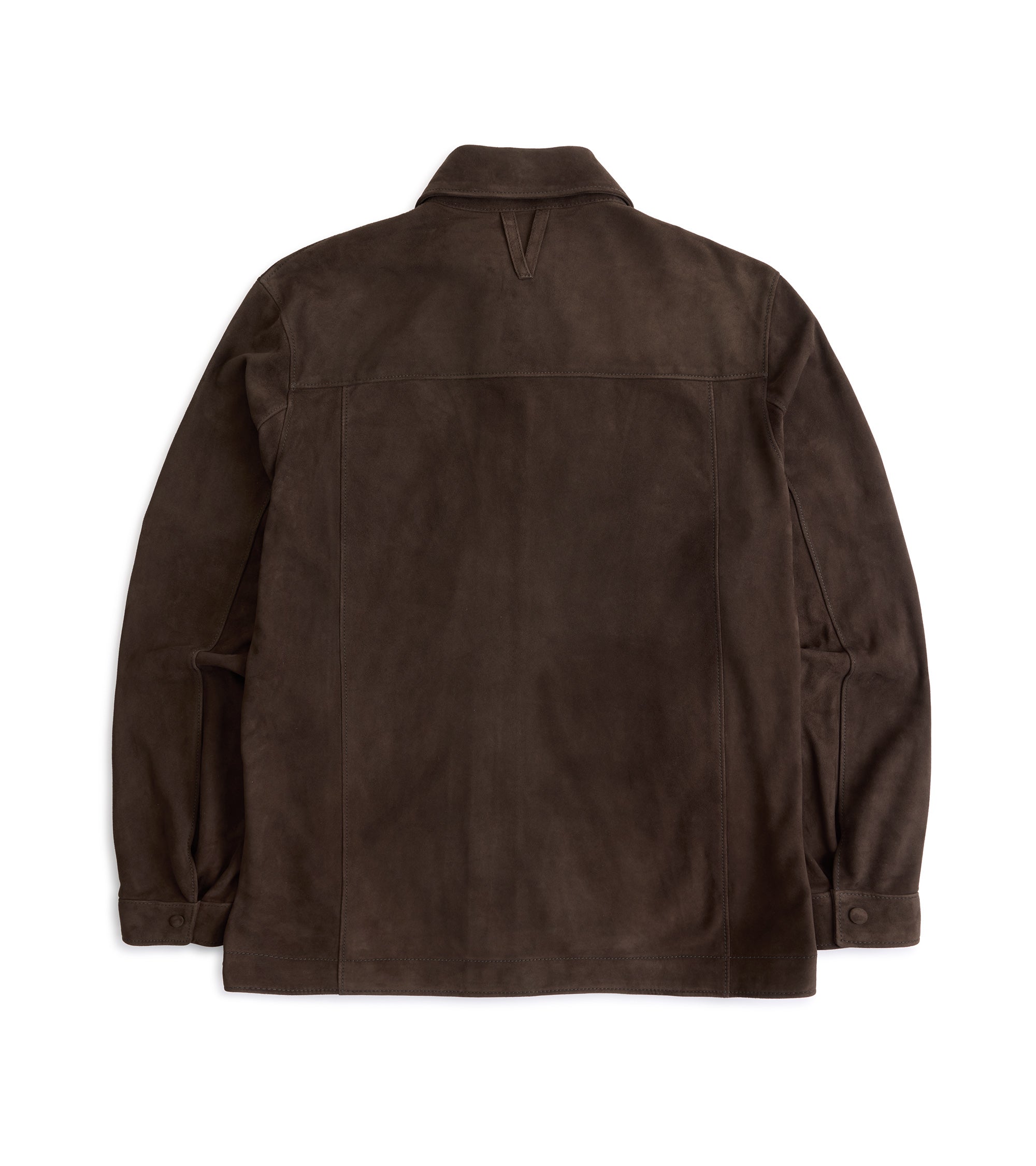 Valstar Blackley Suede Overshirt: Caffè