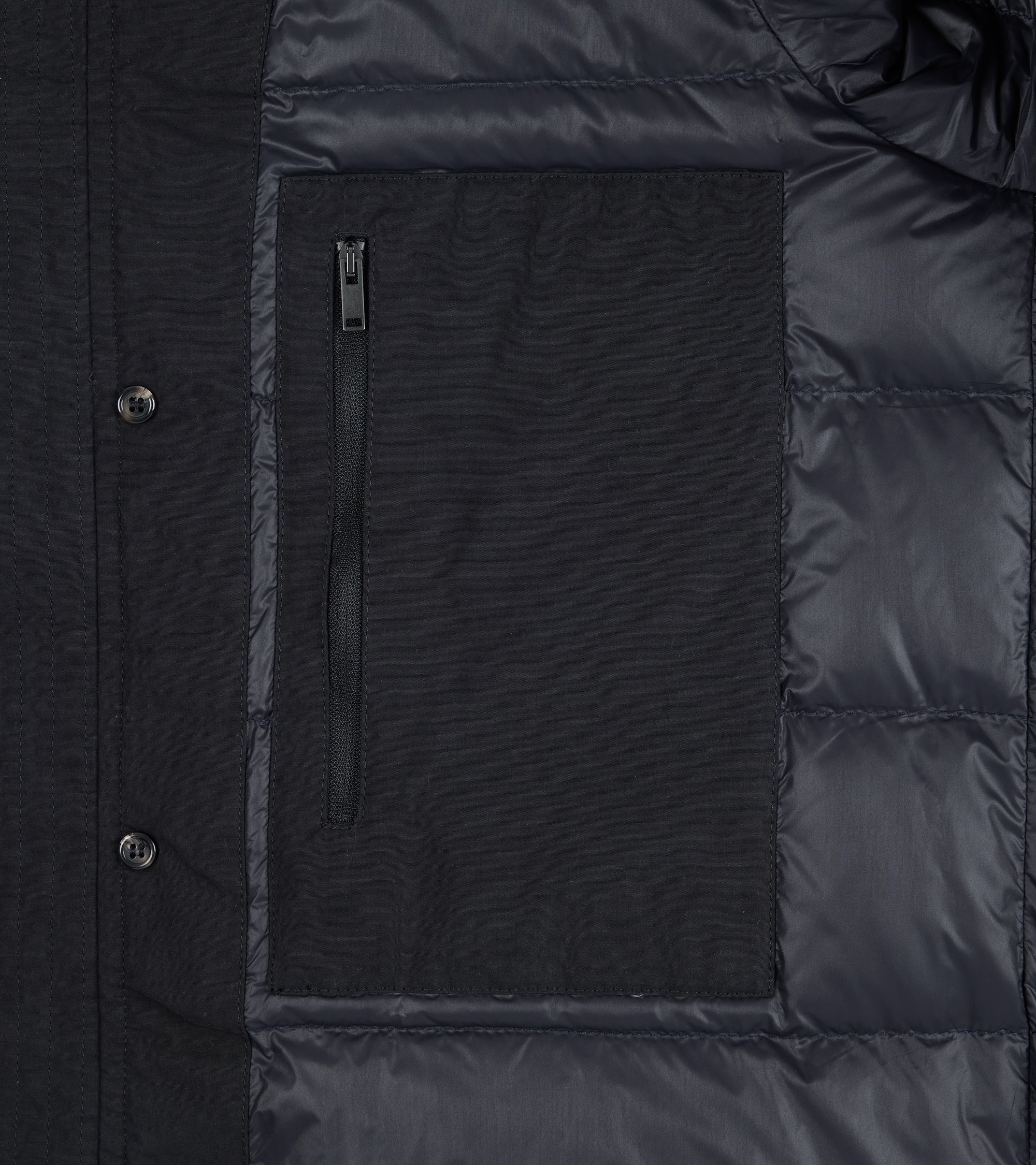 Valstar Liam Waxed Cotton Goose Down Parka: Navy