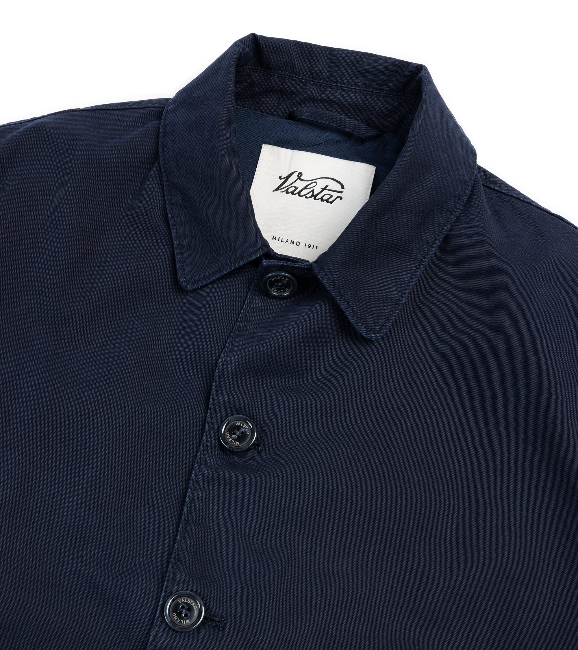 Valstar Nils Cotton Canvas Barn Jacket: Navy