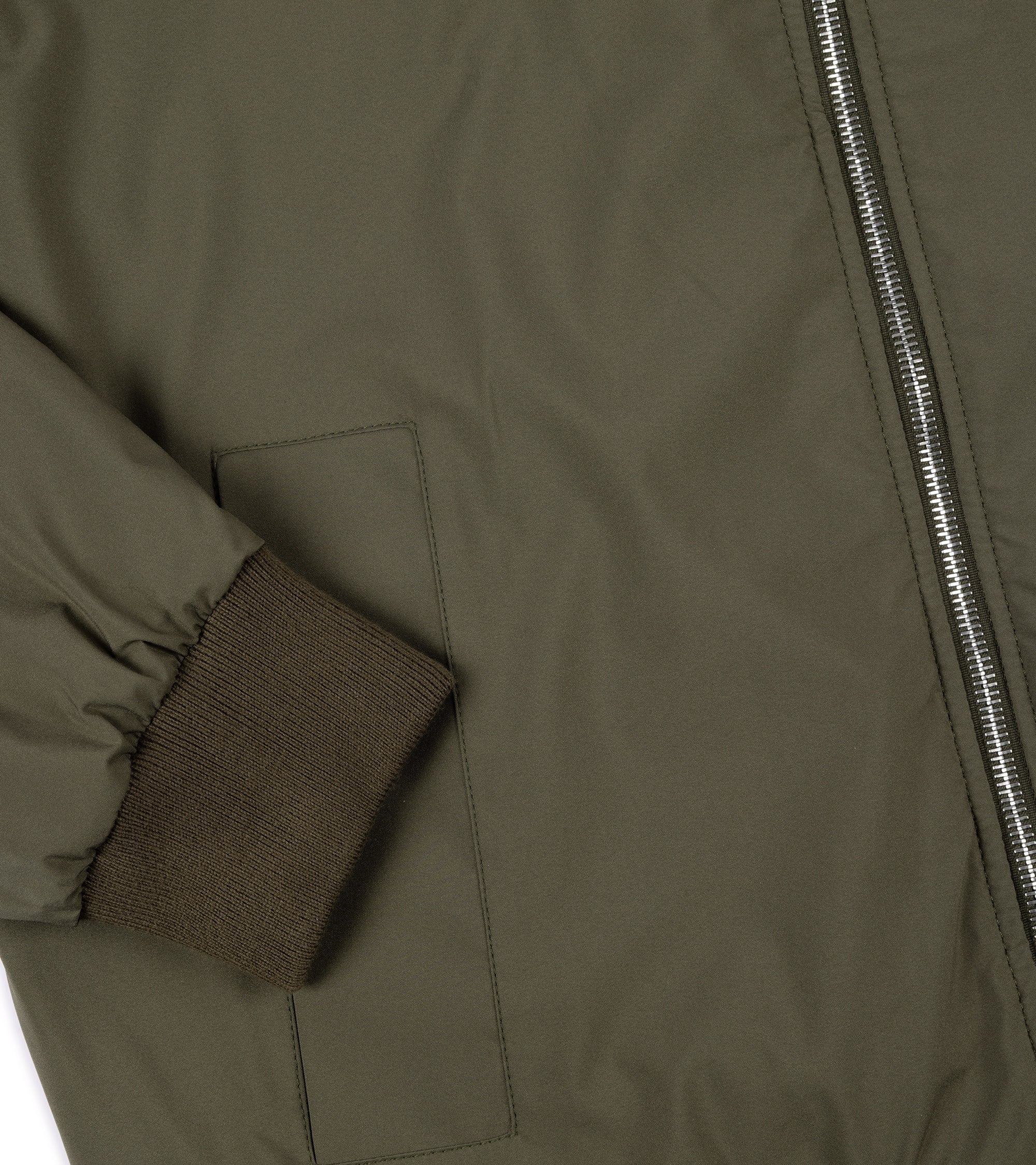 Valstar for Trunk Valstarino Reversible Suede Jacket: Moss