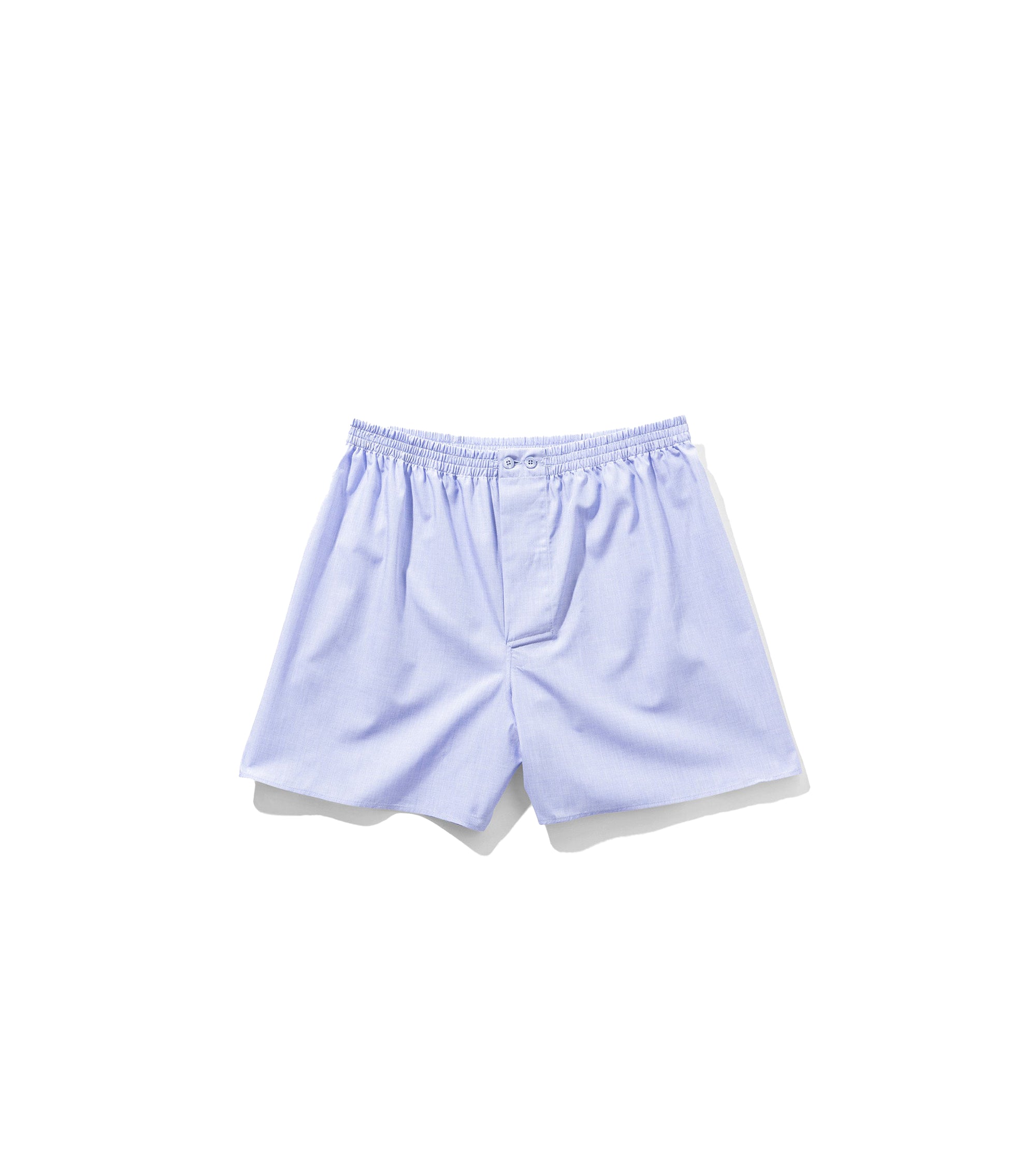 Zimmerli Cotton Boxer Shorts: Blue