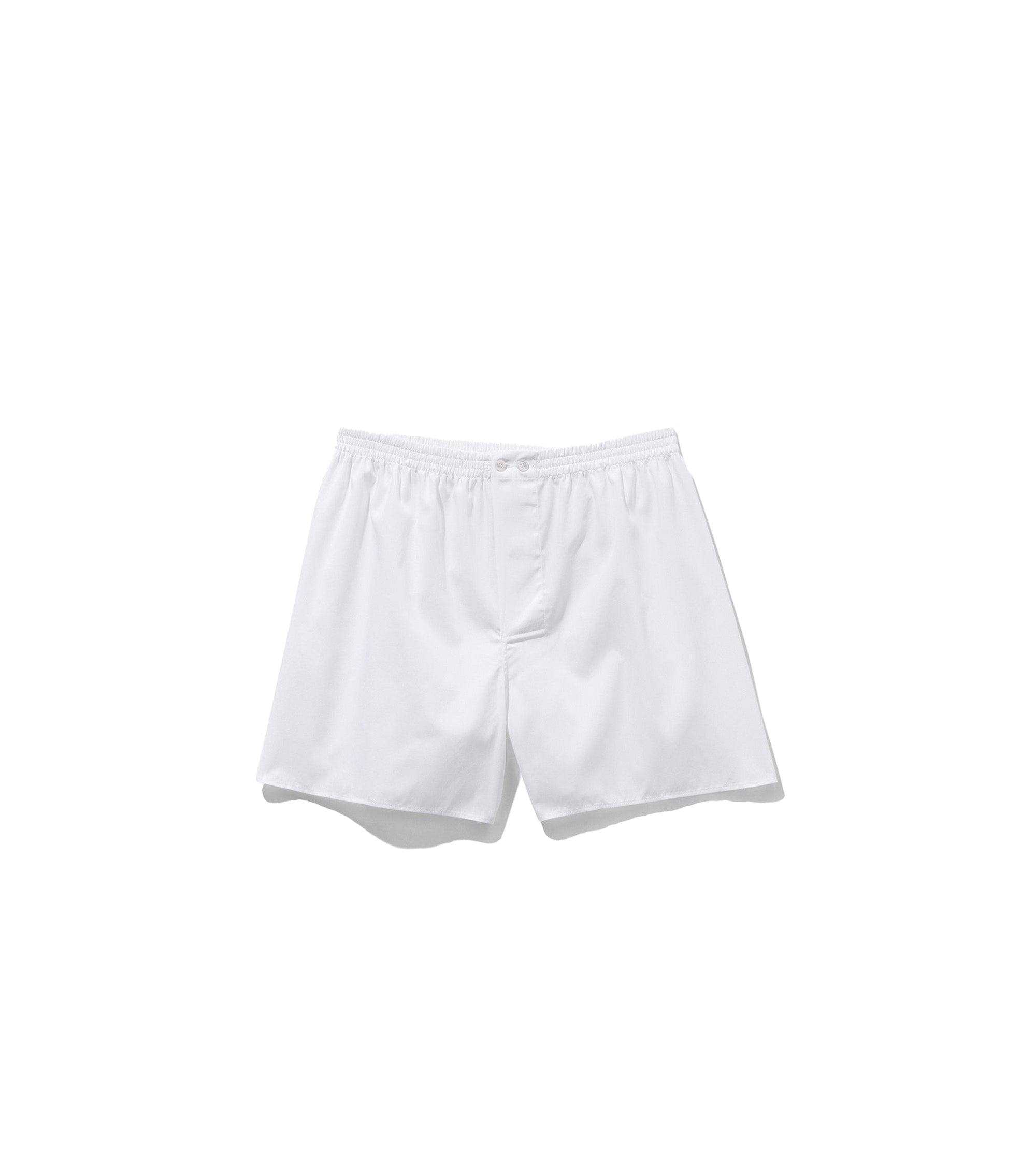 Zimmerli Cotton Boxer Shorts: White