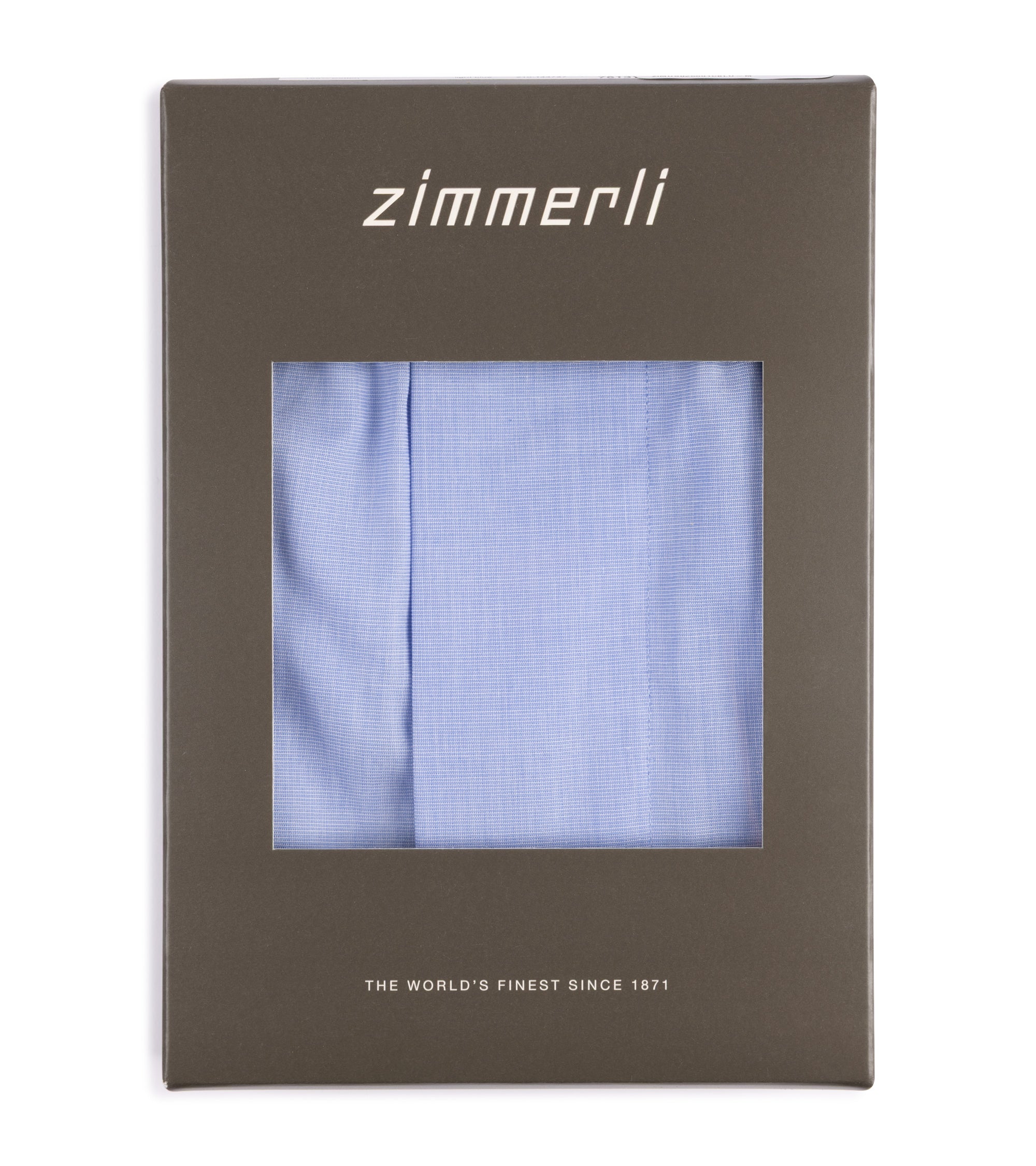 Zimmerli Cotton Boxer Shorts: Blue