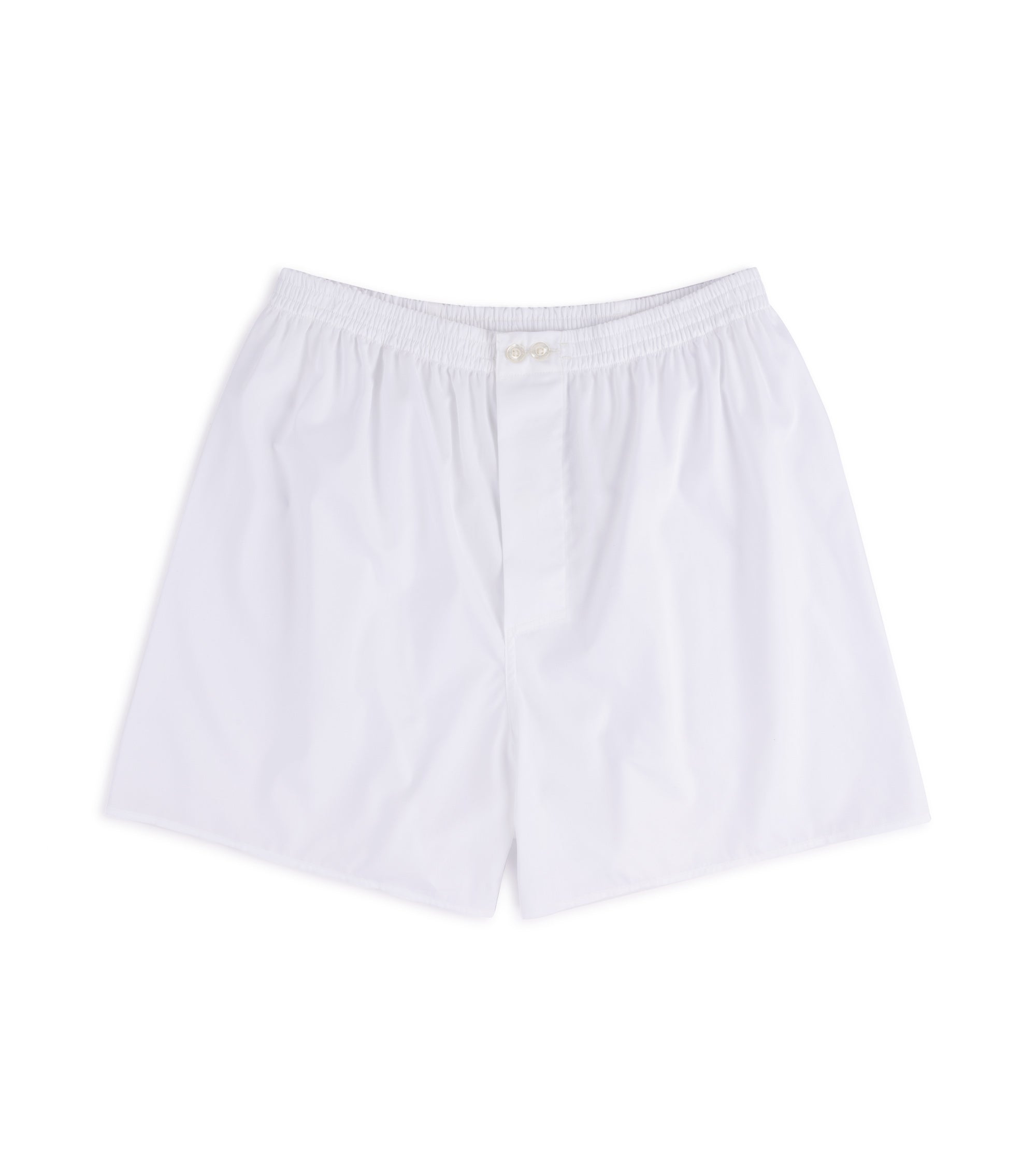 Zimmerli Cotton Boxer Shorts: White