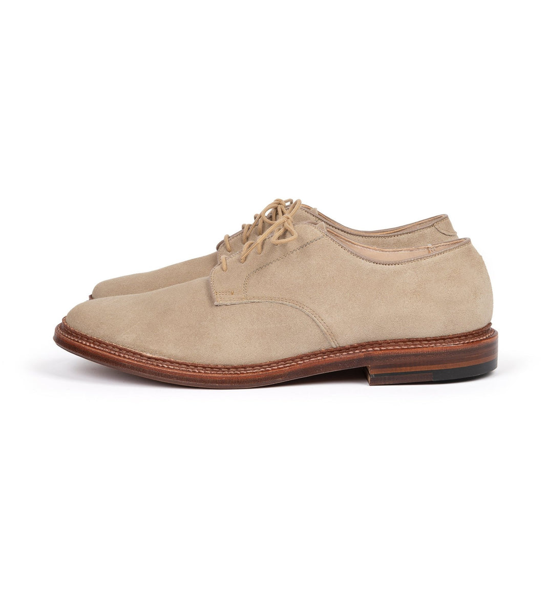 Alden Unlined Suede Plain Toe Blucher Shoe: Milkshake 29333F – Trunk ...