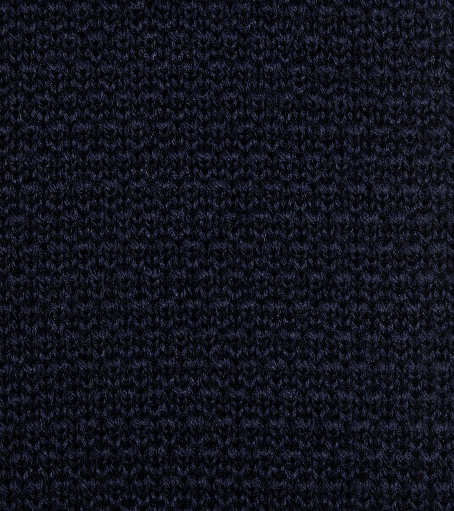Bigi Wool Knit Tie: Navy - Trunk Clothiers