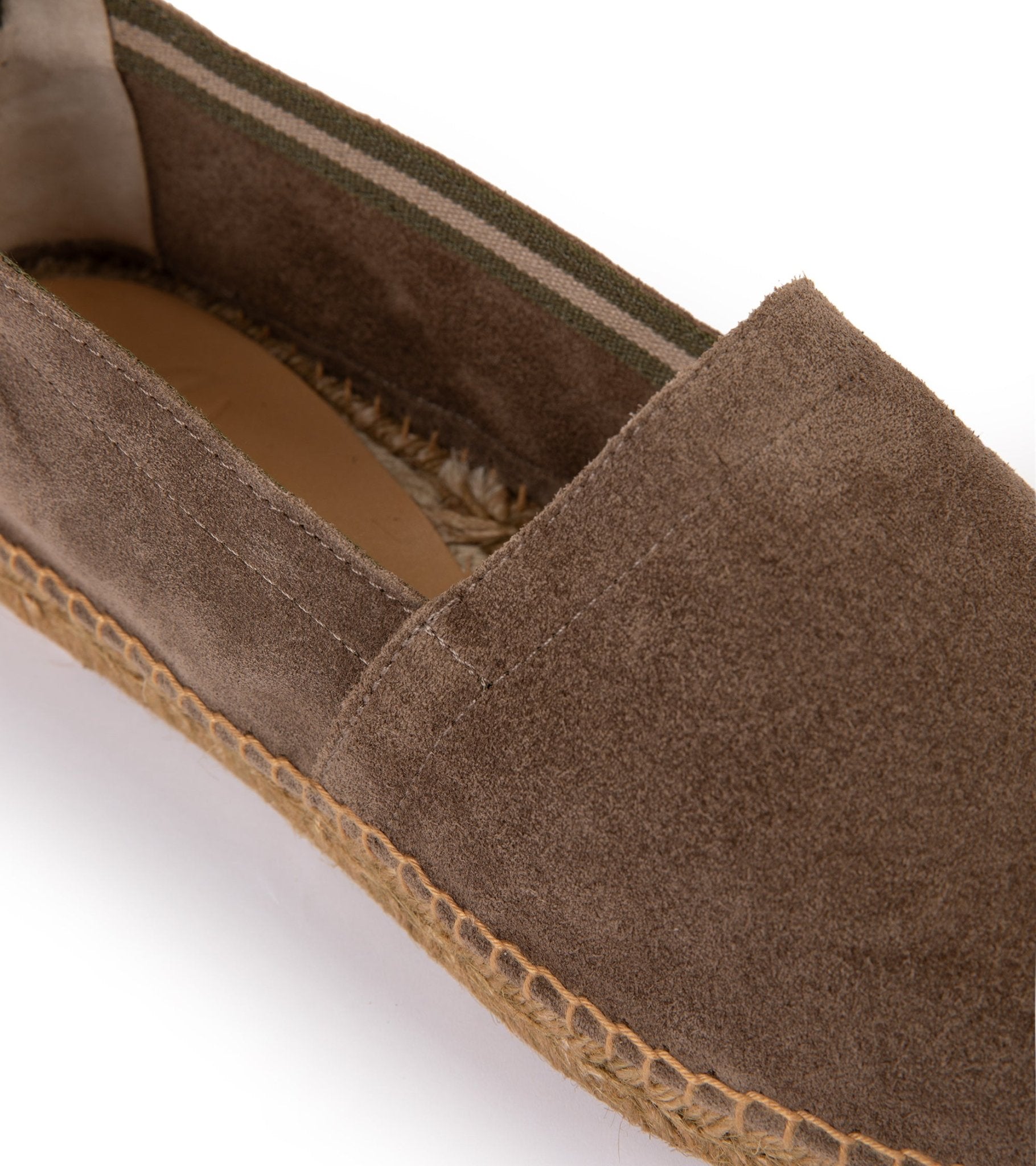 Castañer Pablo Suede Espadrille: Grey - Trunk Clothiers