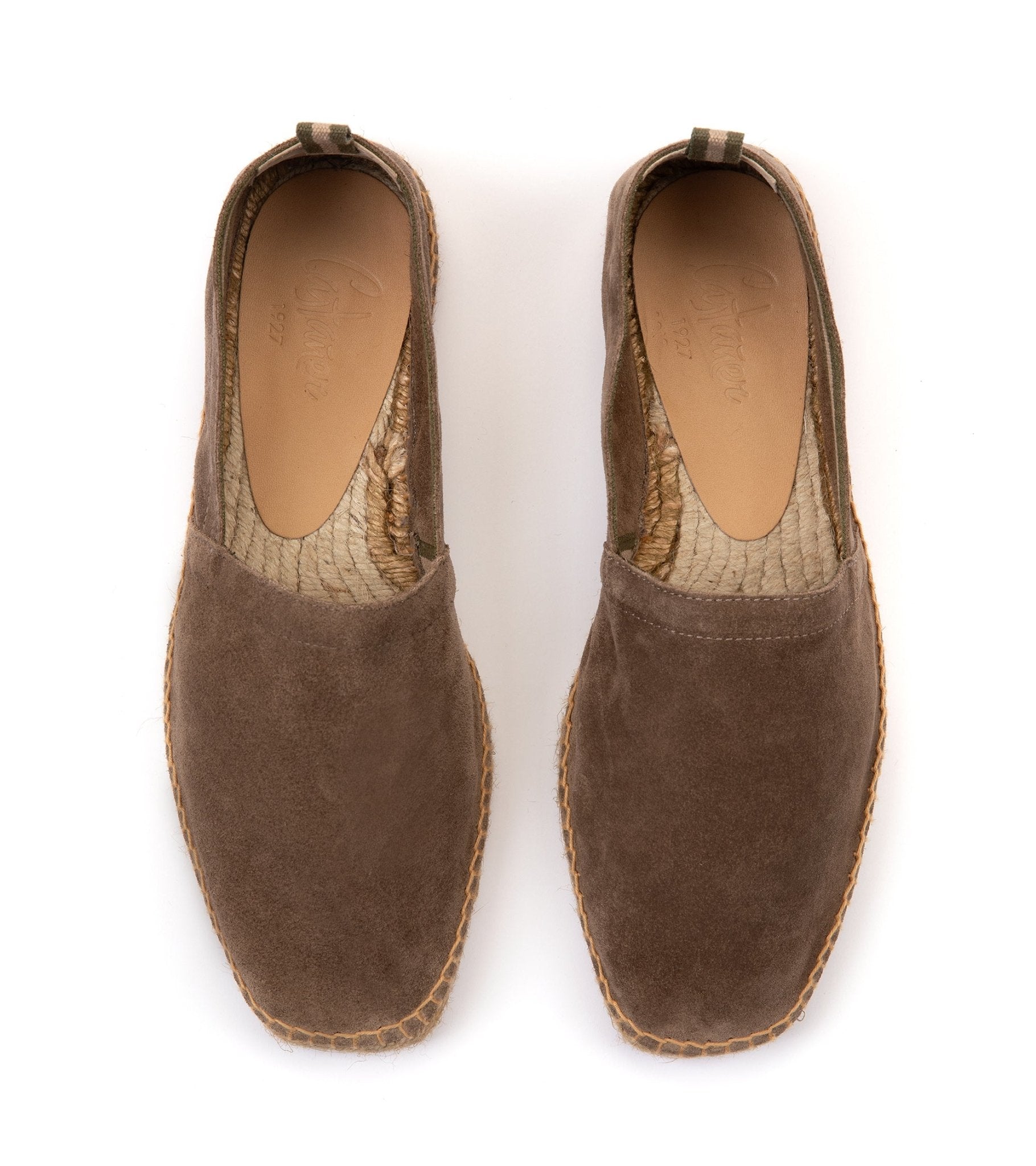 Castañer Pablo Suede Espadrille: Grey - Trunk Clothiers