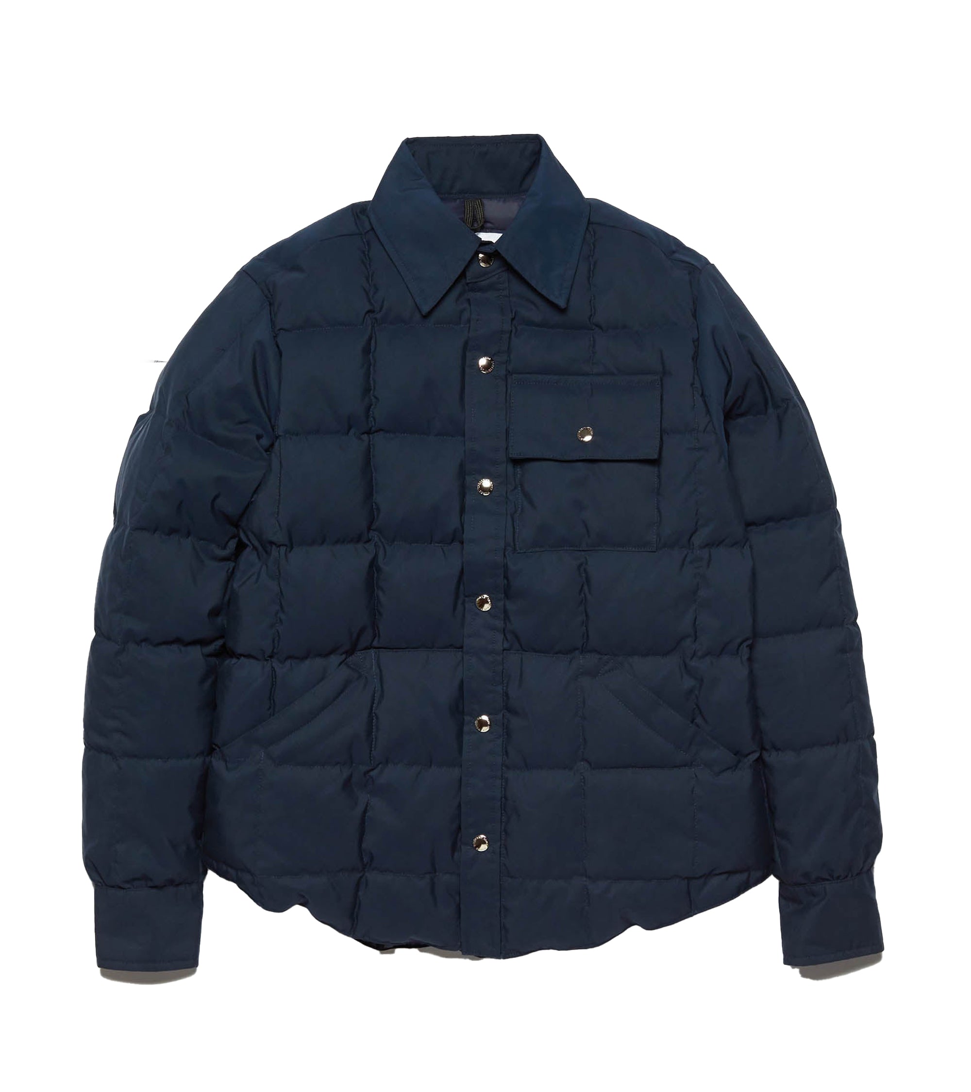 Crescent Down Works 60/40 Padded Down Shirt: Navy