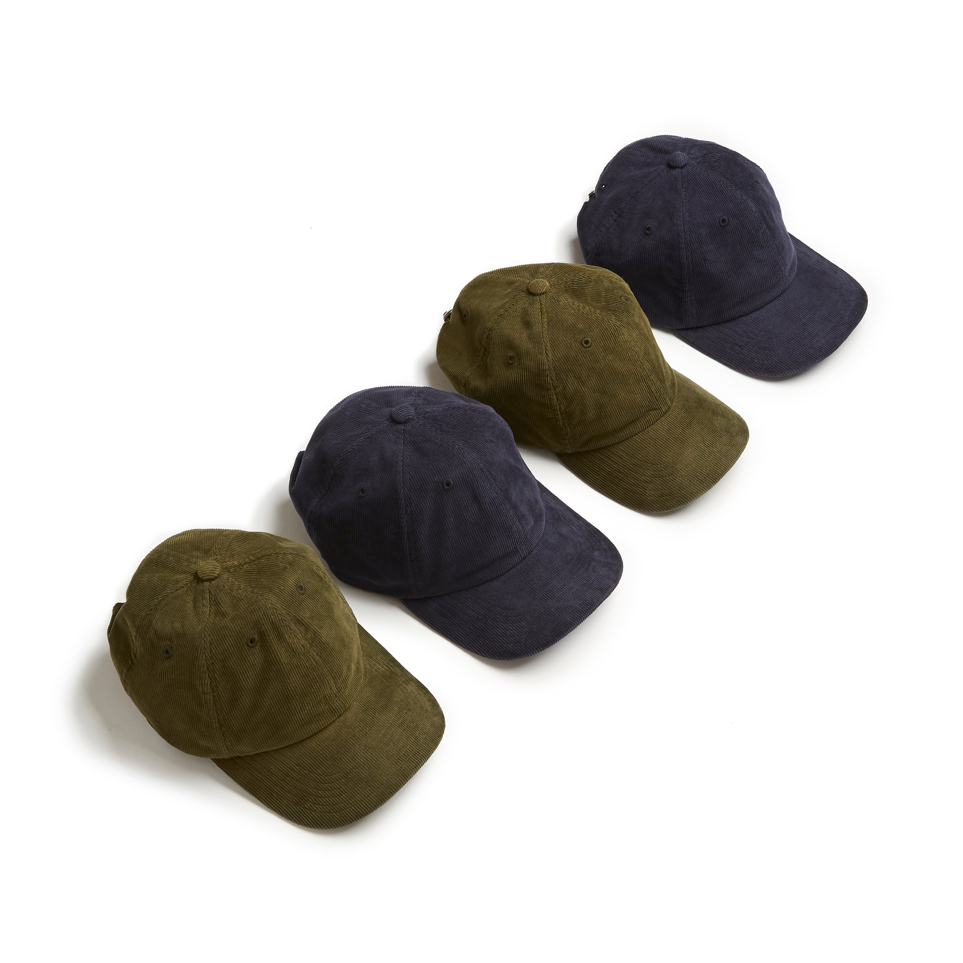 Trunk Cotton Corduroy Baseball Cap: Olive