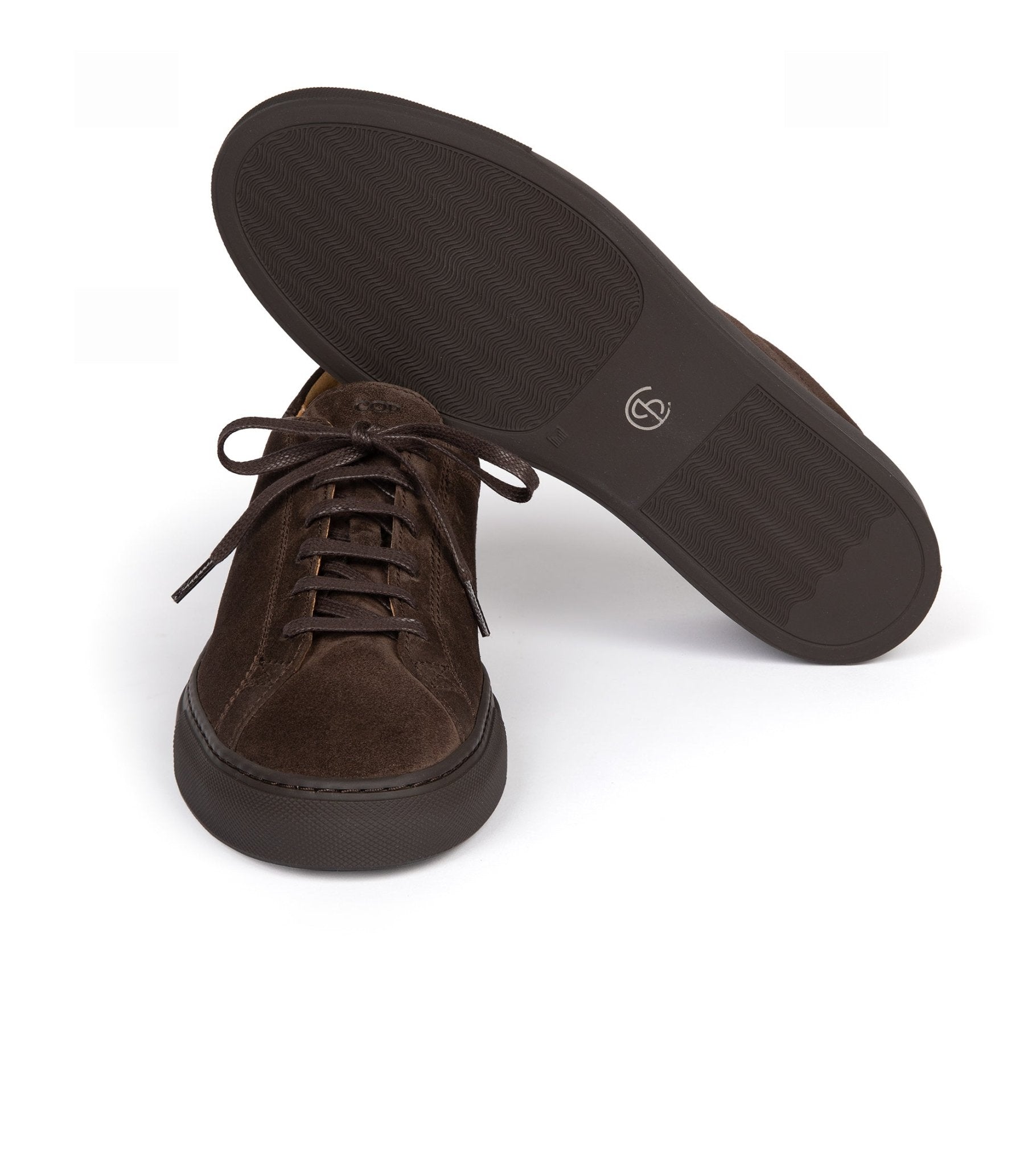 CQP Racquet Sr Suede Sneaker: Ebony Brown - Trunk Clothiers