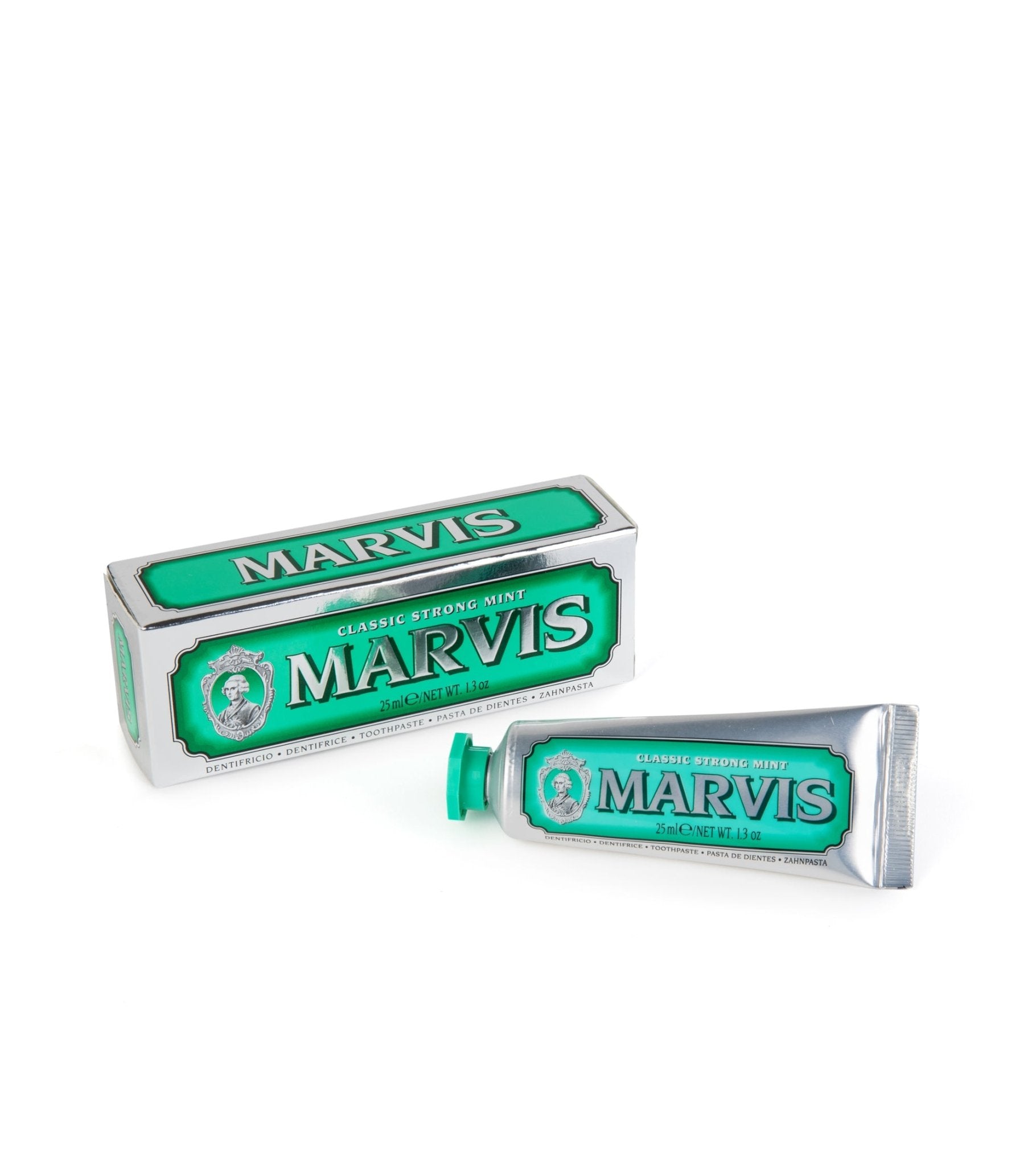 Marvis Travel Toothpaste 25ml: Classic Strong Mint - Trunk Clothiers