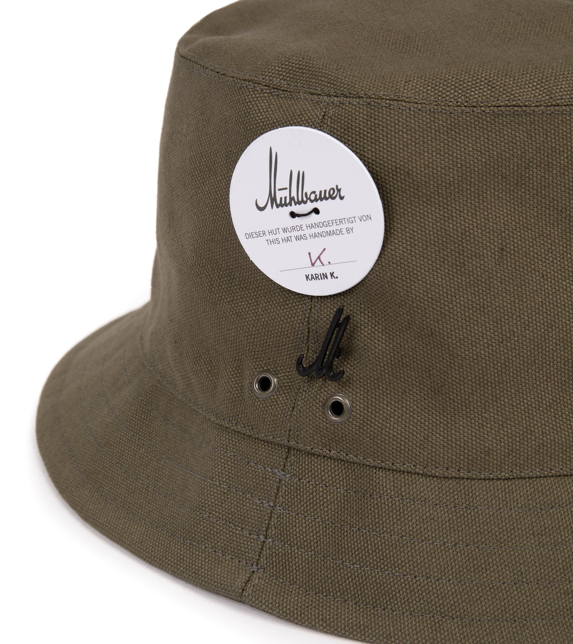 Mühlbauer Cotton Bucket Hat: Khaki - Trunk Clothiers
