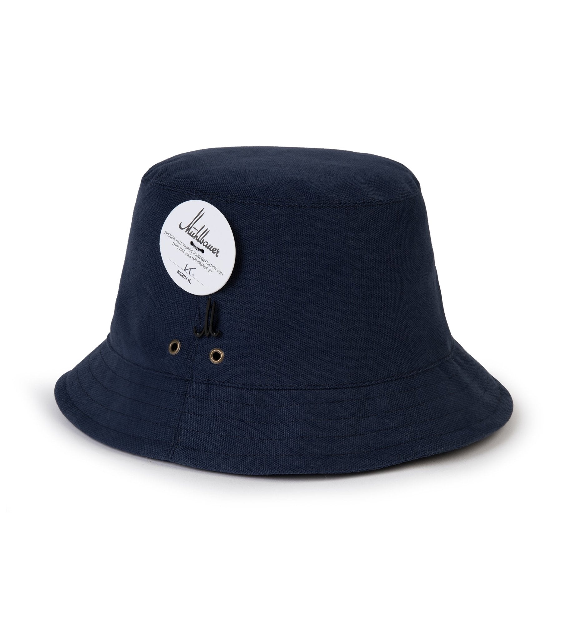 Mühlbauer Cotton Bucket Hat: Navy - Trunk Clothiers